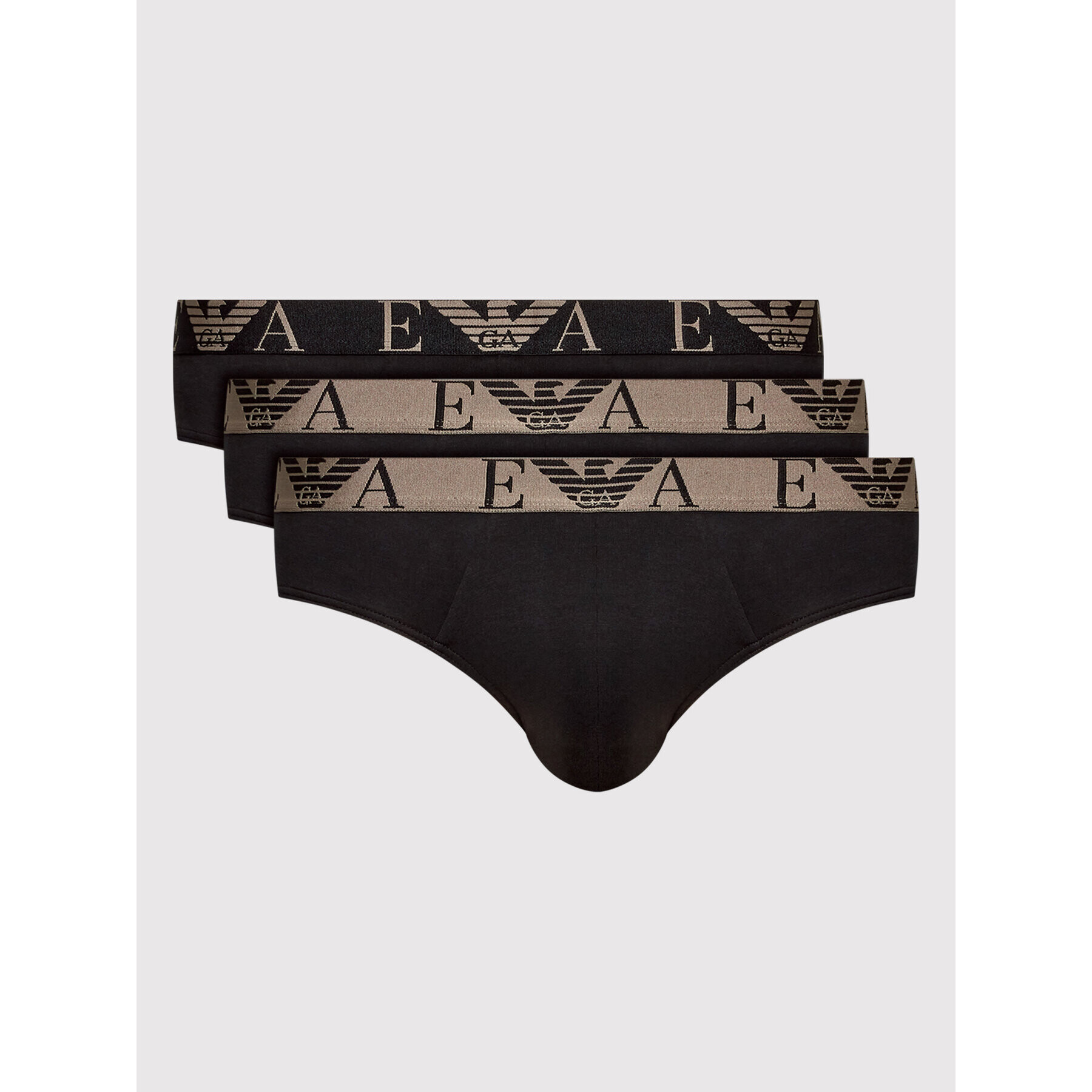 Emporio Armani Underwear Комплект 3 чифта слипове 111734 2F715 21320 Черен - Pepit.bg