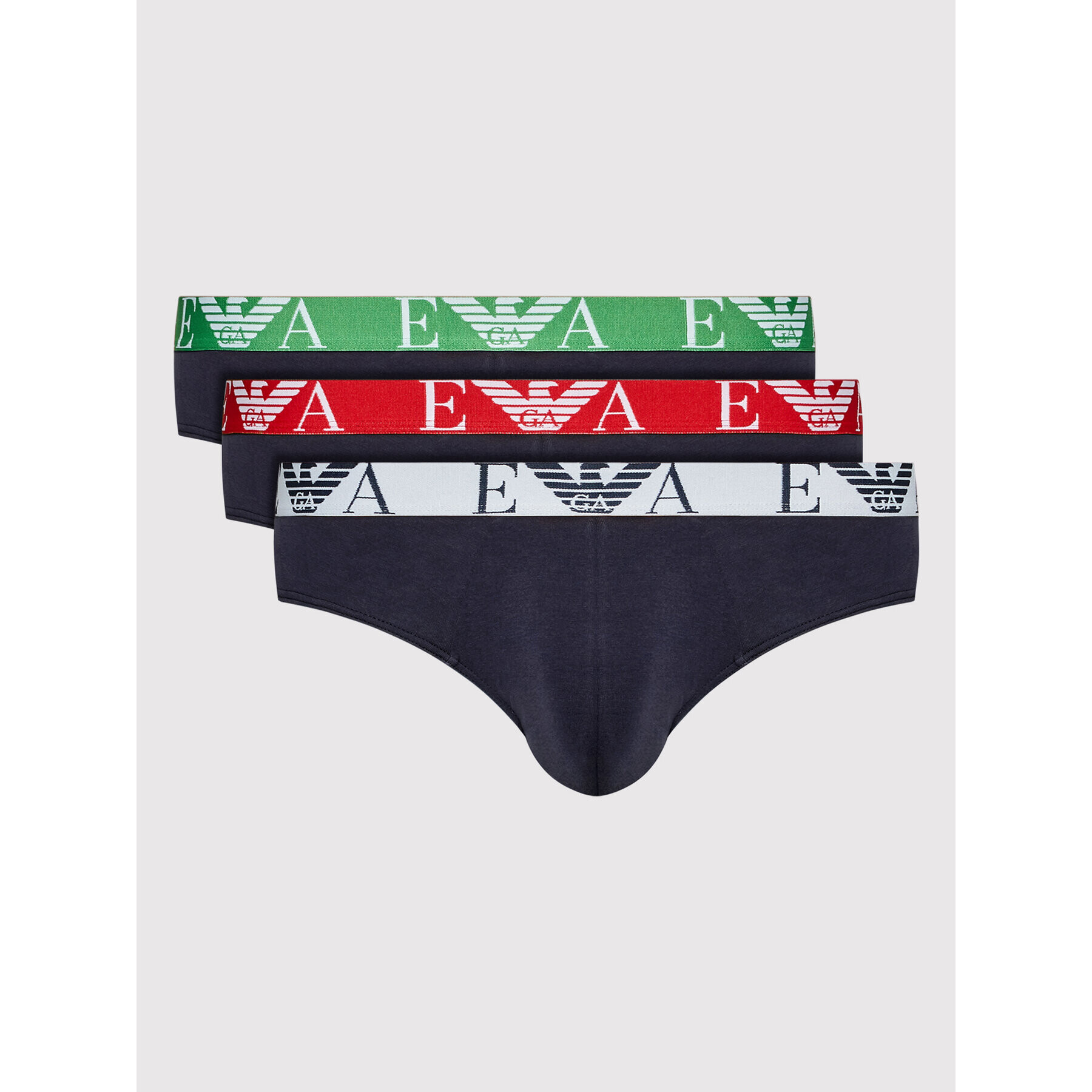 Emporio Armani Underwear Комплект 3 чифта слипове 111734 2F715 70435 Тъмносин - Pepit.bg