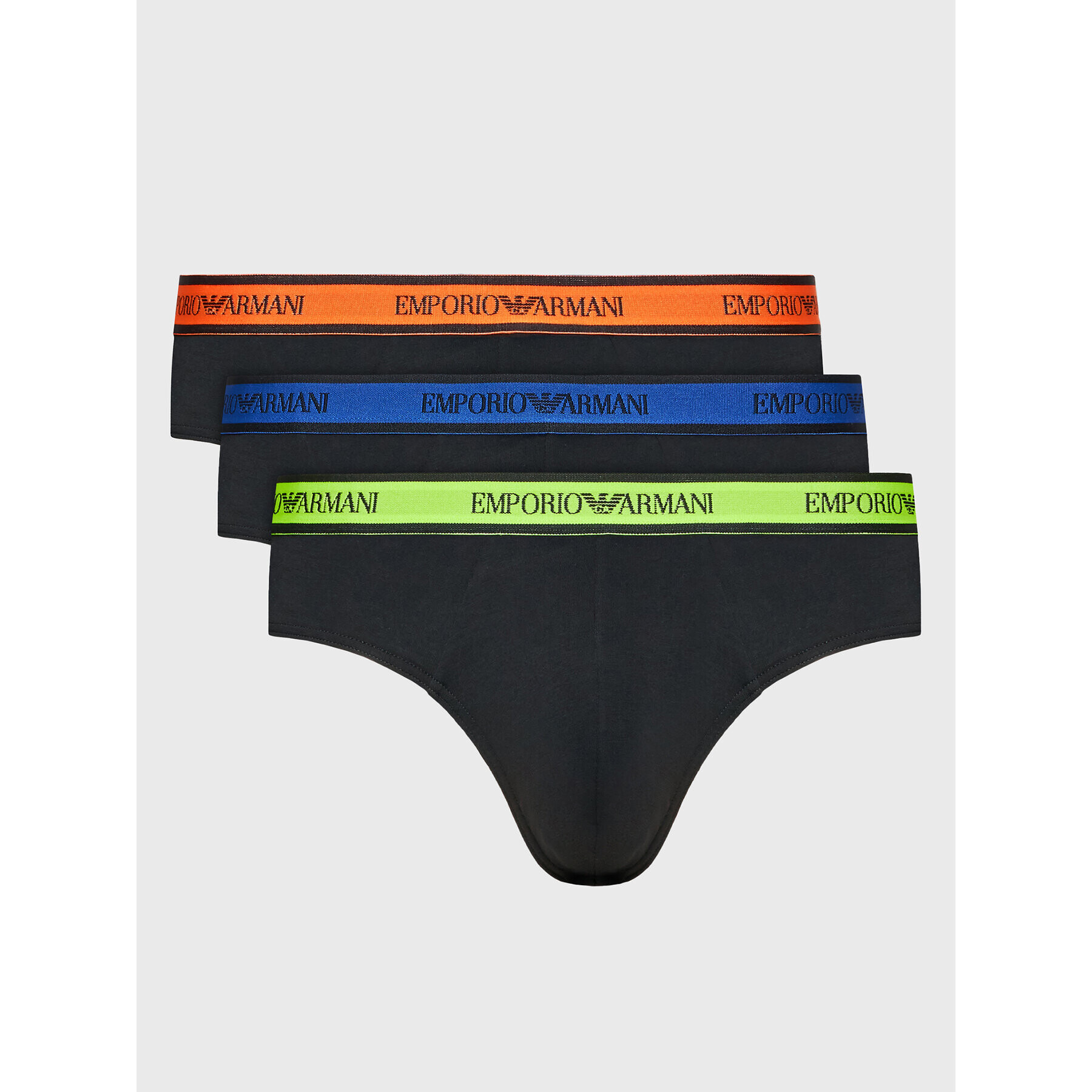 Emporio Armani Underwear Комплект 3 чифта слипове 111734 2F717 73320 Черен - Pepit.bg