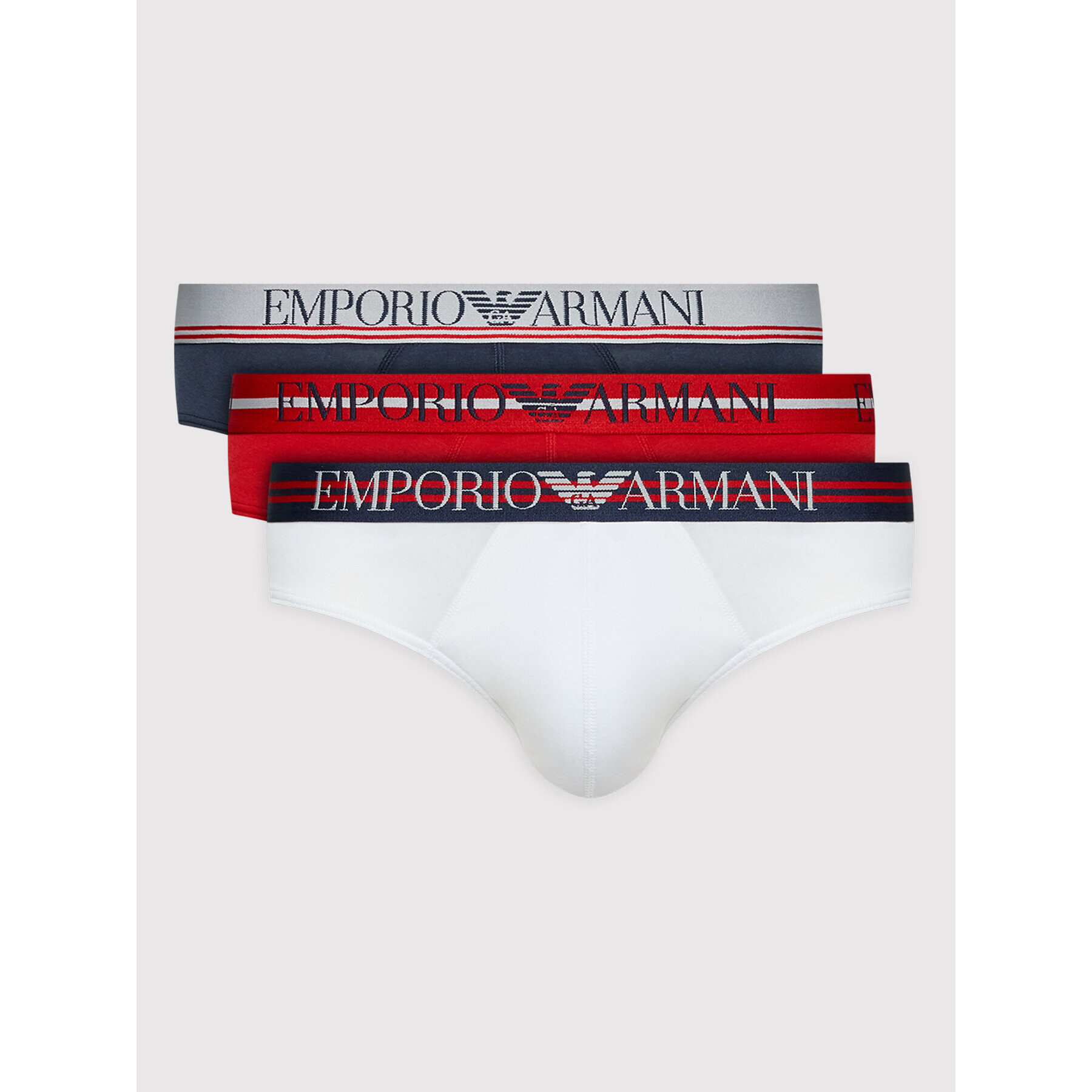 Emporio Armani Underwear Комплект 3 чифта слипове 111734 2F723 17236 Цветен - Pepit.bg