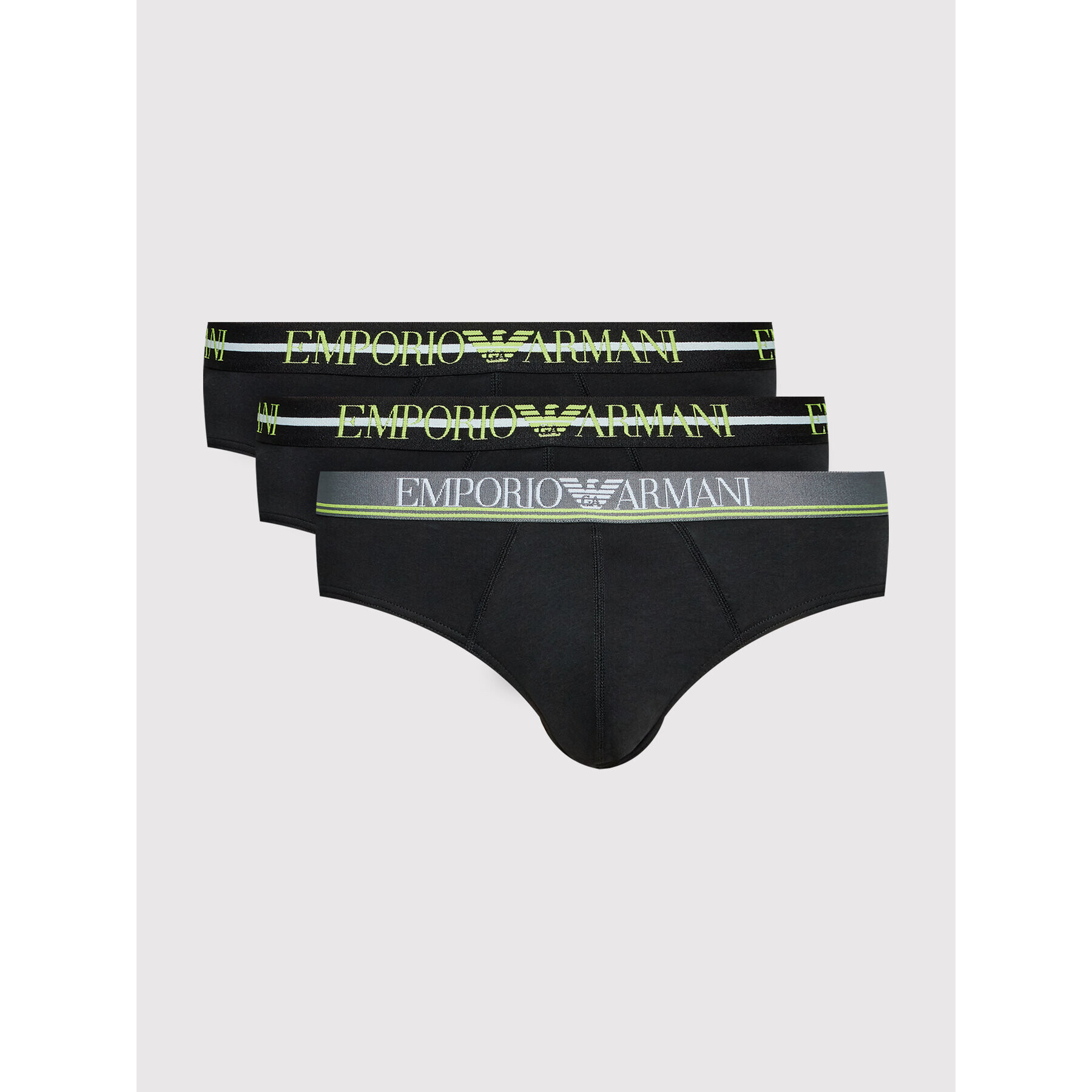 Emporio Armani Underwear Комплект 3 чифта слипове 111734 2F723 21320 Черен - Pepit.bg