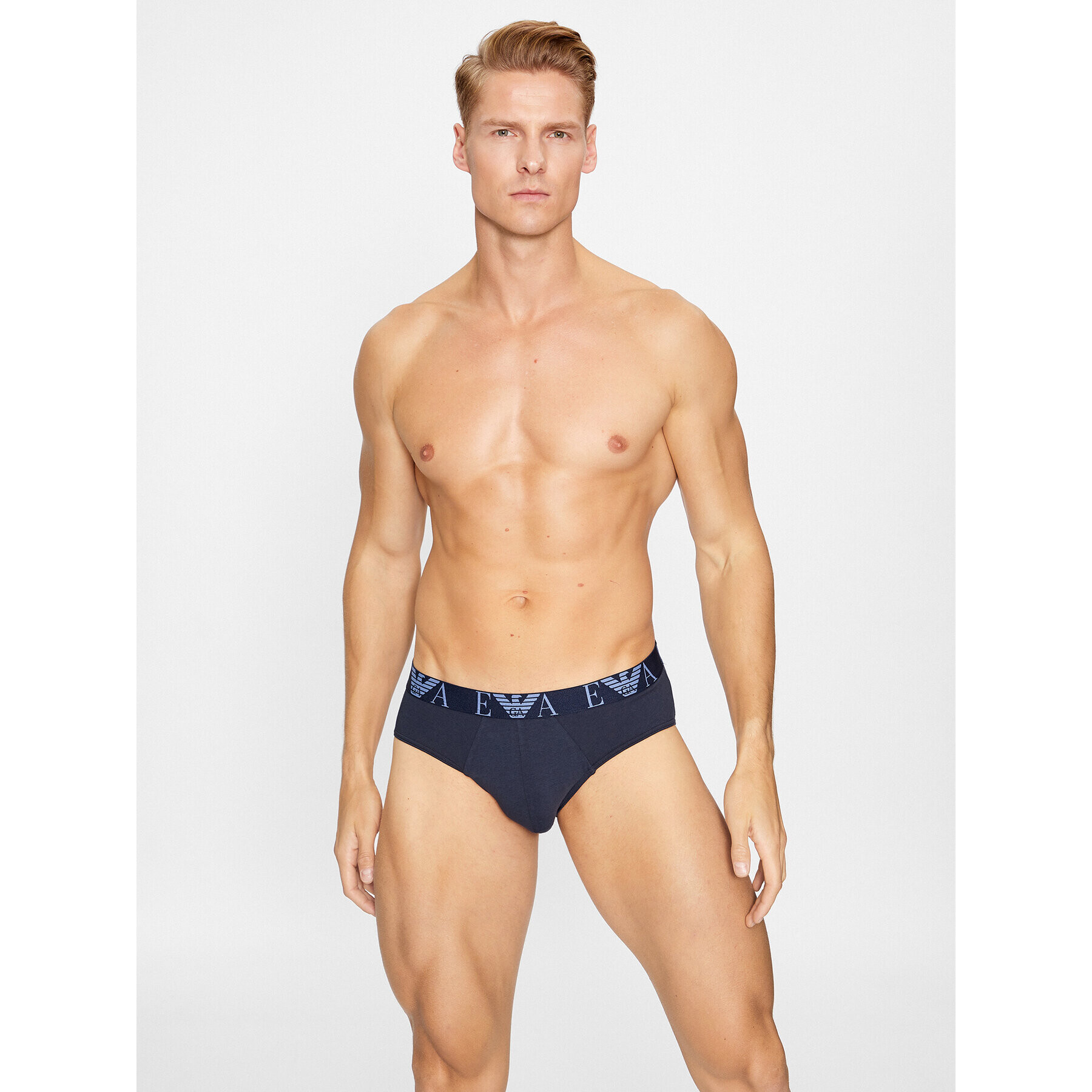 Emporio Armani Underwear Комплект 3 чифта слипове 111734 3F715 40035 Тъмносин - Pepit.bg