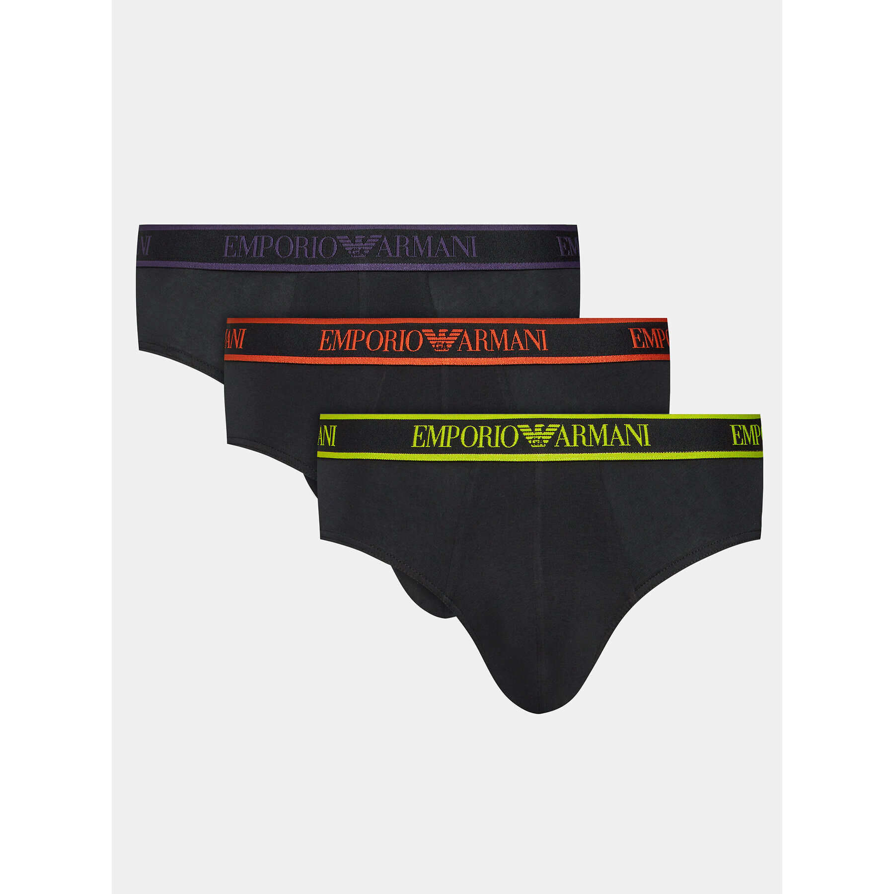 Emporio Armani Underwear Комплект 3 чифта слипове 111734 3F717 29821 Черен - Pepit.bg