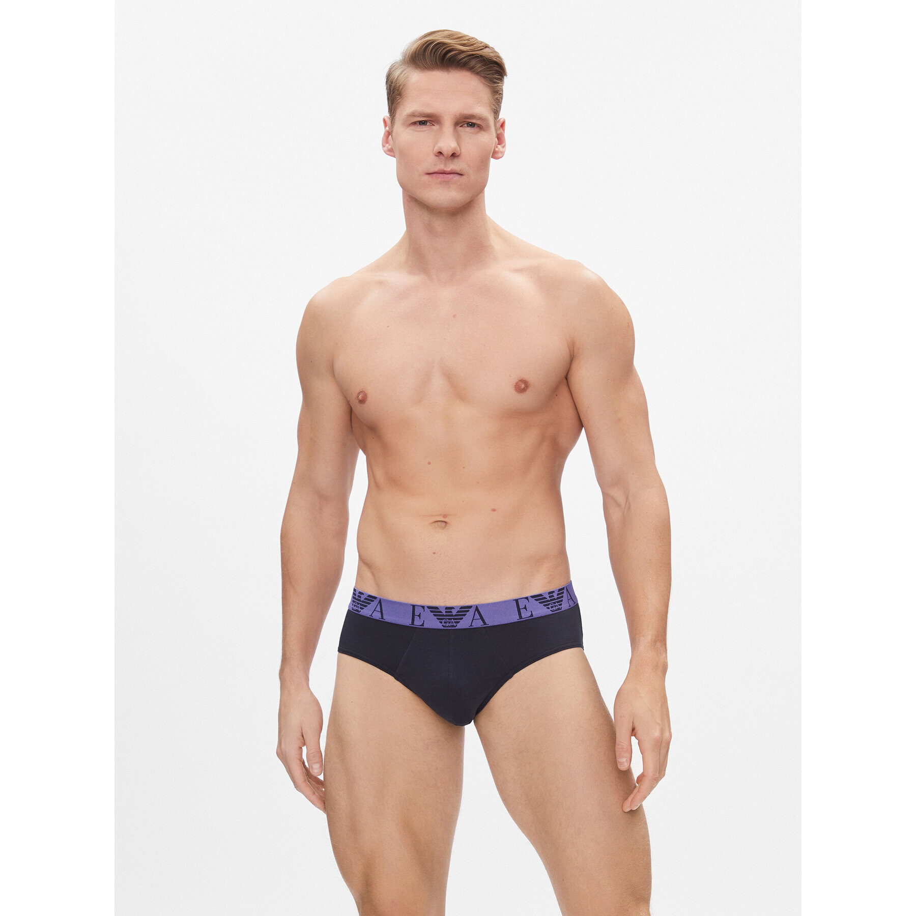 Emporio Armani Underwear Комплект 3 чифта слипове 111734 4R715 70435 Тъмносин - Pepit.bg