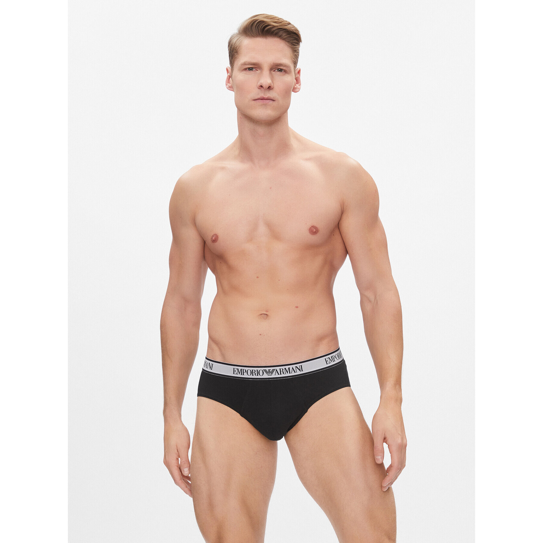 Emporio Armani Underwear Комплект 3 чифта слипове 111734 4R717 50620 Черен - Pepit.bg