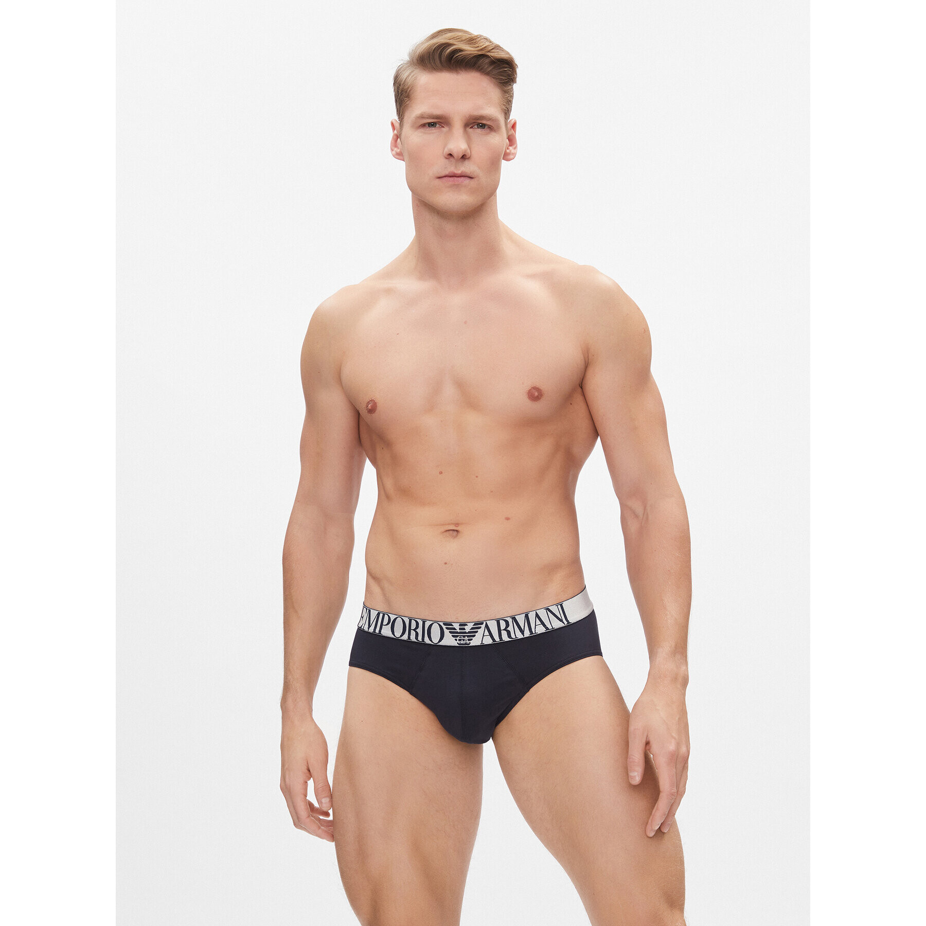 Emporio Armani Underwear Комплект 3 чифта слипове 111734 4R726 40035 Тъмносин - Pepit.bg