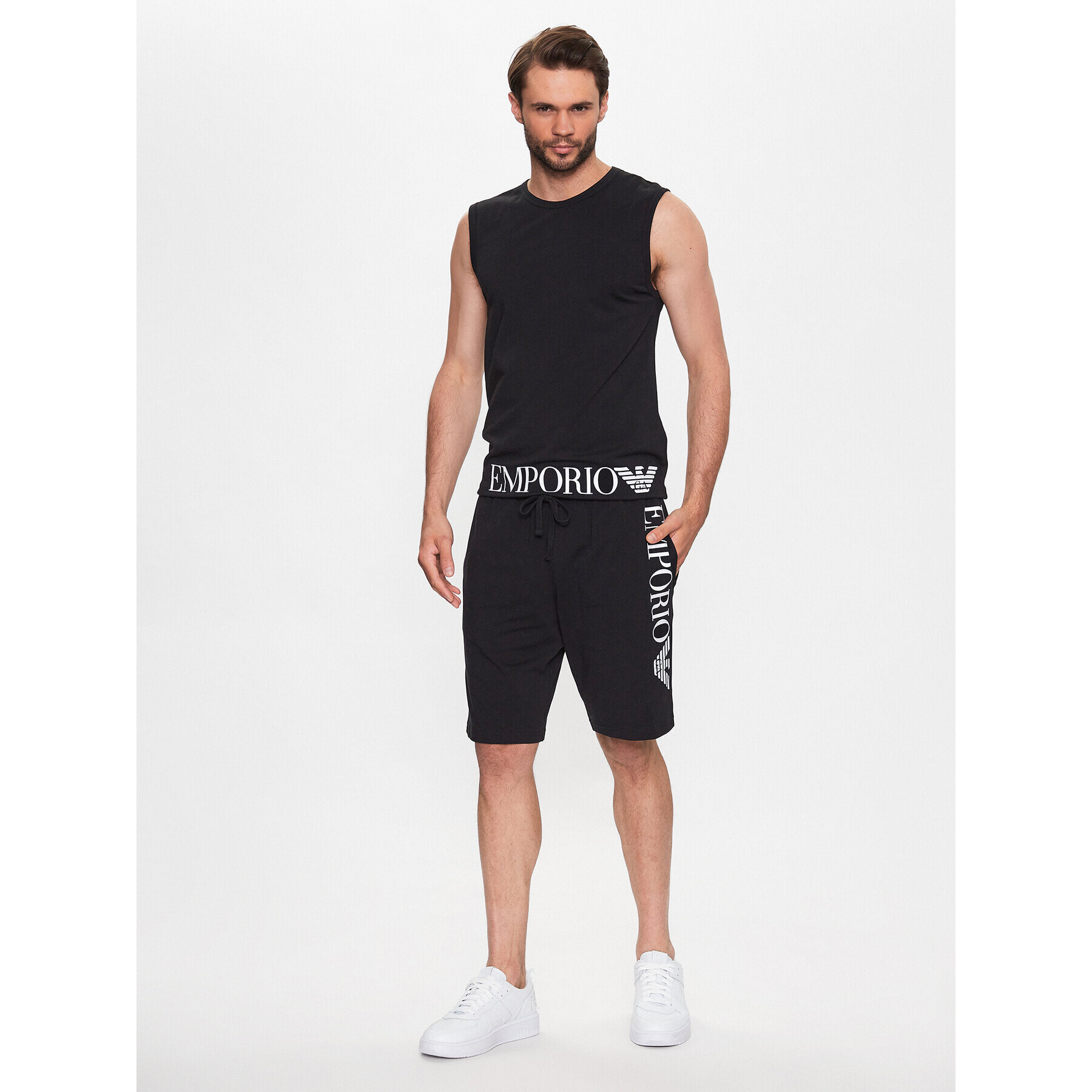 Emporio Armani Underwear Мъжки топ 112018 3R755 00020 Черен Regular Fit - Pepit.bg