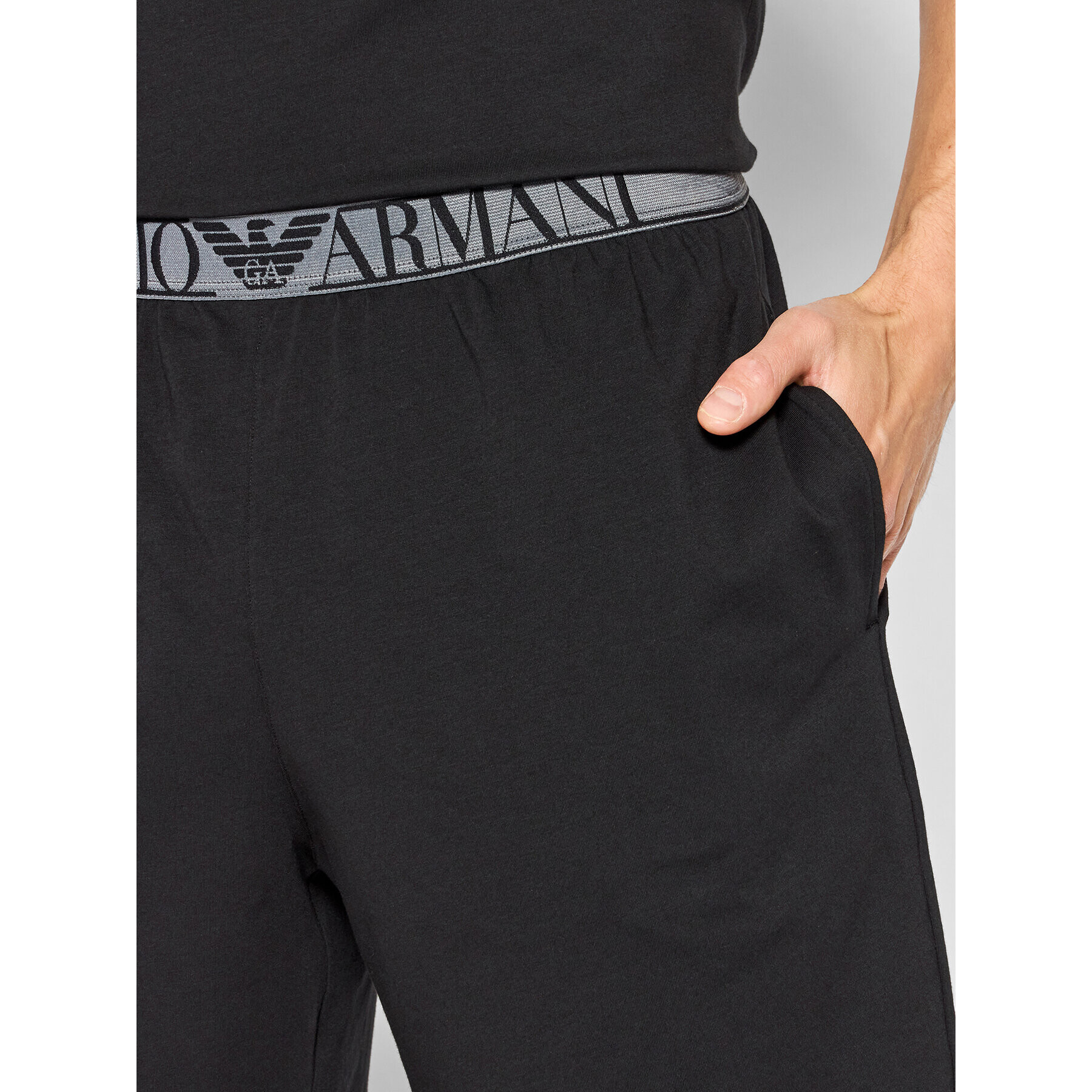 Emporio Armani Underwear Пижама 111573 2R720 17020 Черен Regular Fit - Pepit.bg