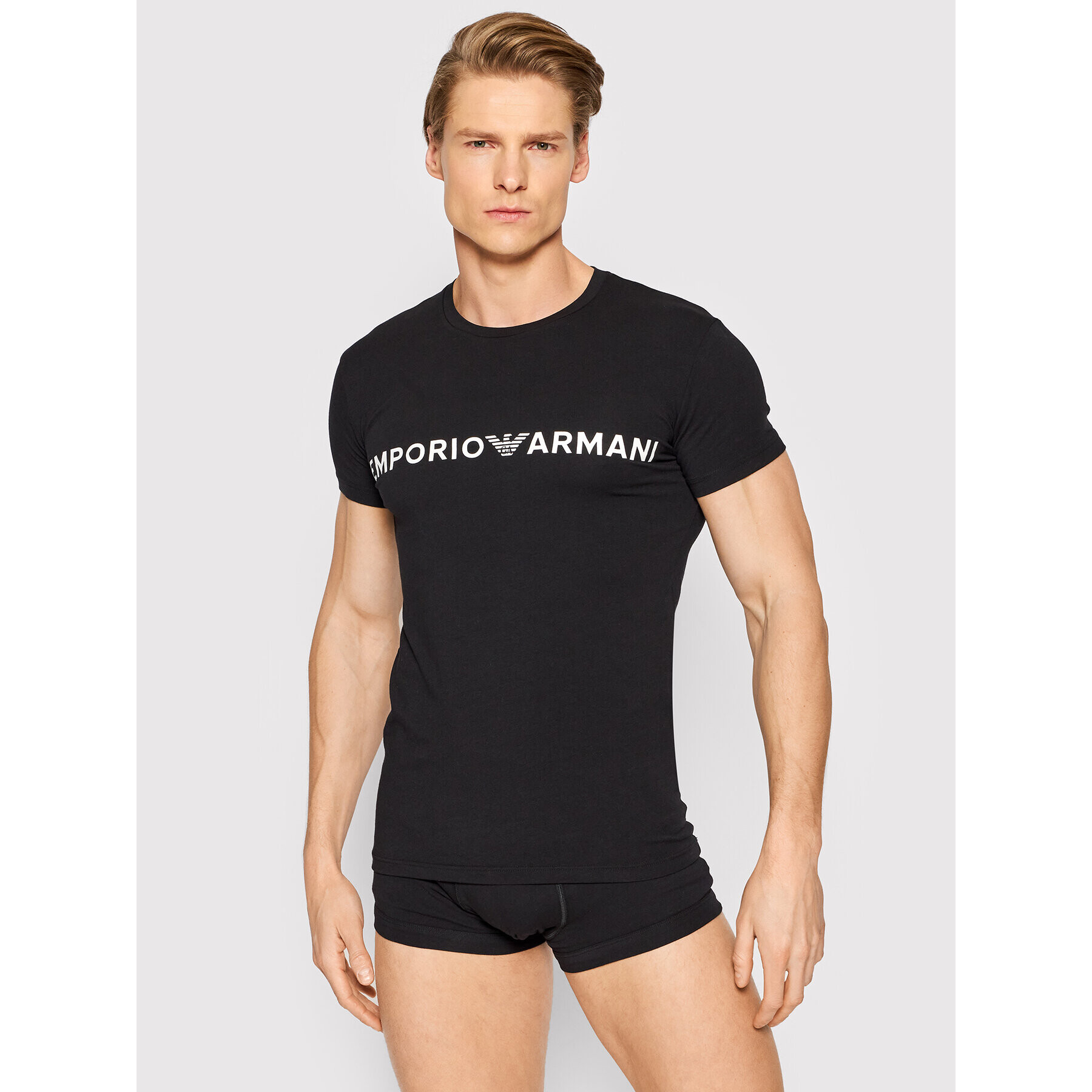 Emporio Armani Underwear Пижама 111604 2R516 00020 Черен Regular Fit - Pepit.bg