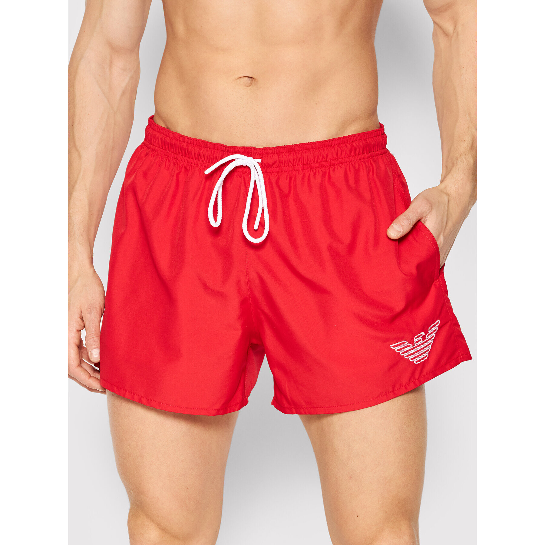 Emporio Armani Underwear Плувни шорти 211752 2R438 00173 Червен Regular Fit - Pepit.bg