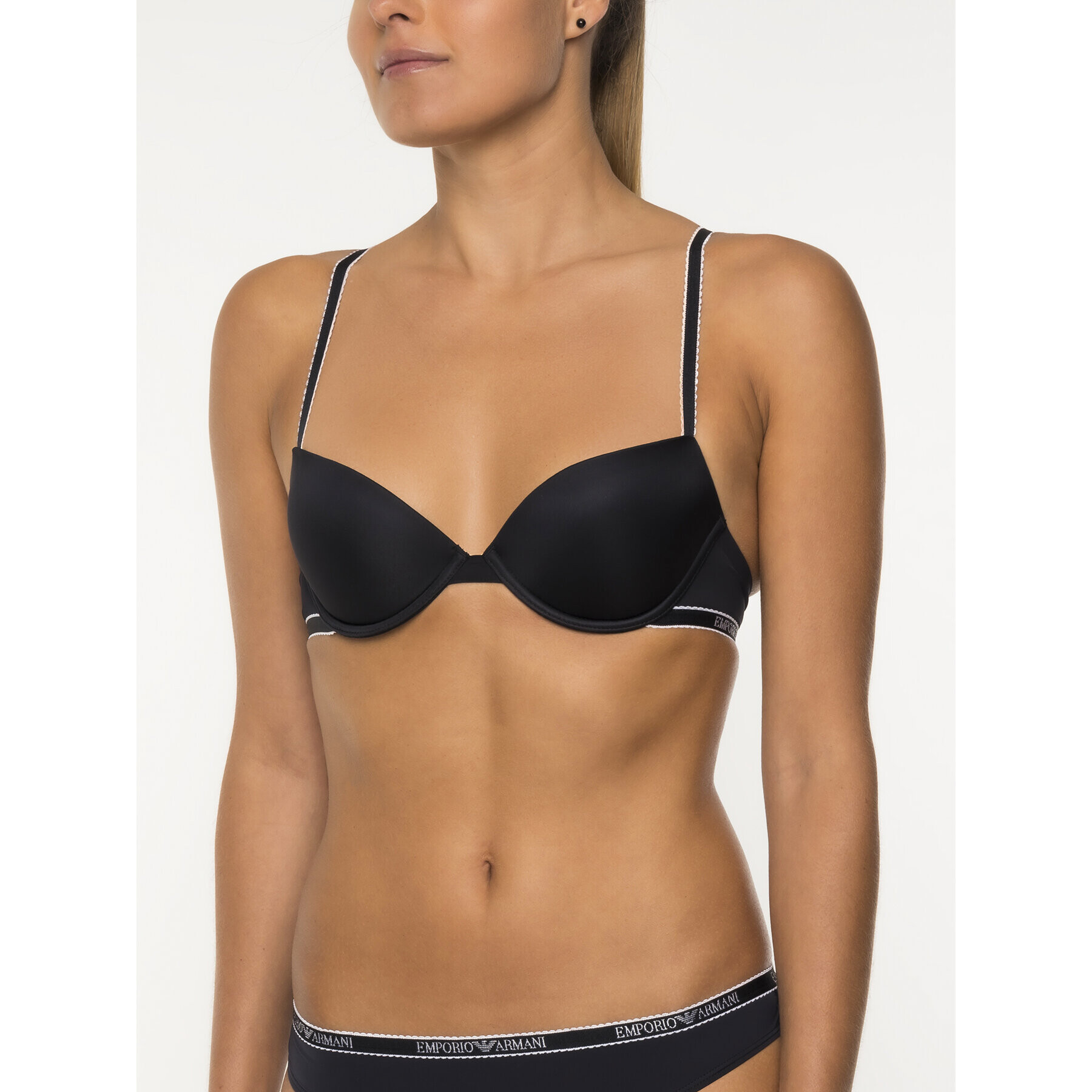 Emporio Armani Underwear Сутиен push-up 162394 CC235 00020 Черен - Pepit.bg