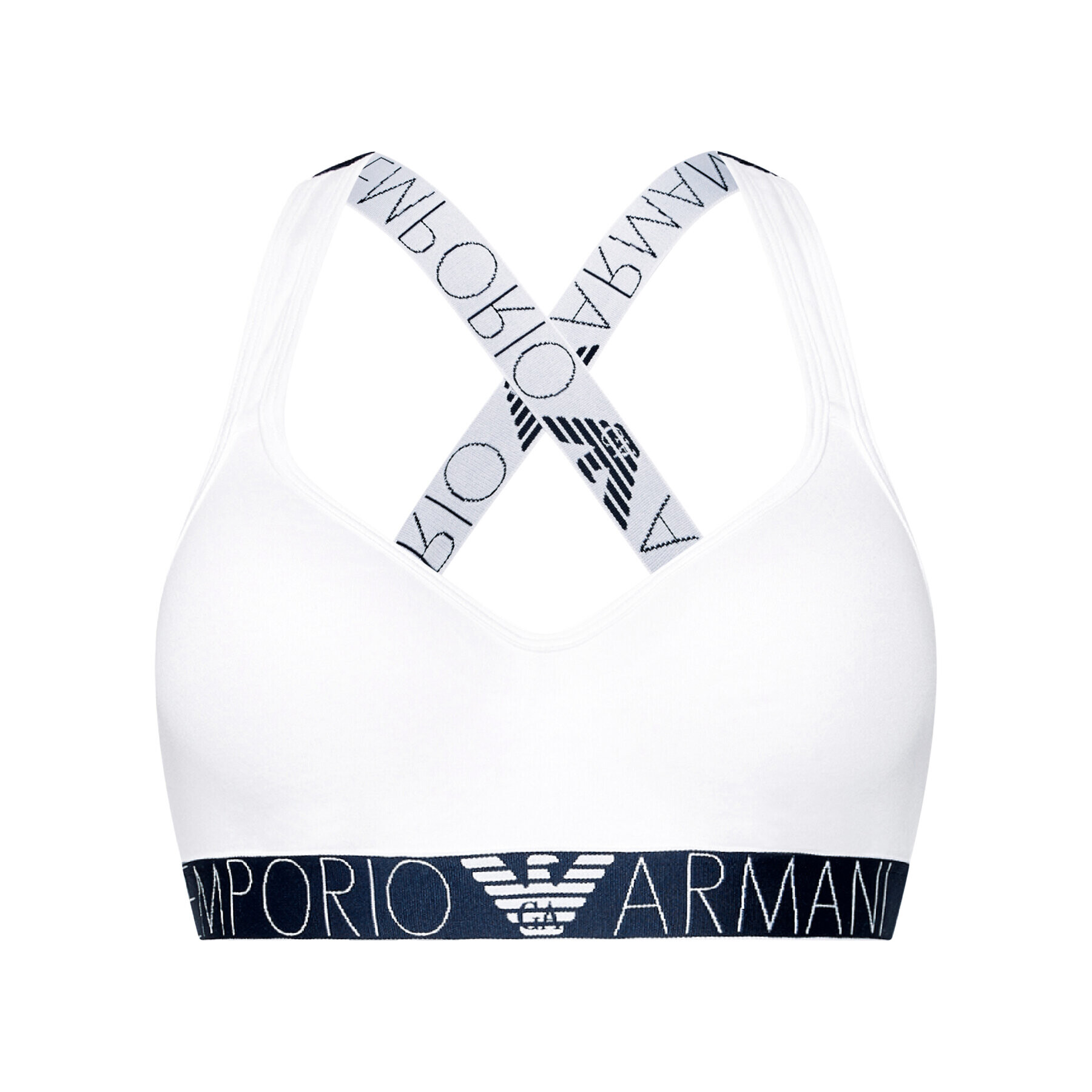 Emporio Armani Underwear Сутиен-топ 163995 1P227 00010 Бял - Pepit.bg