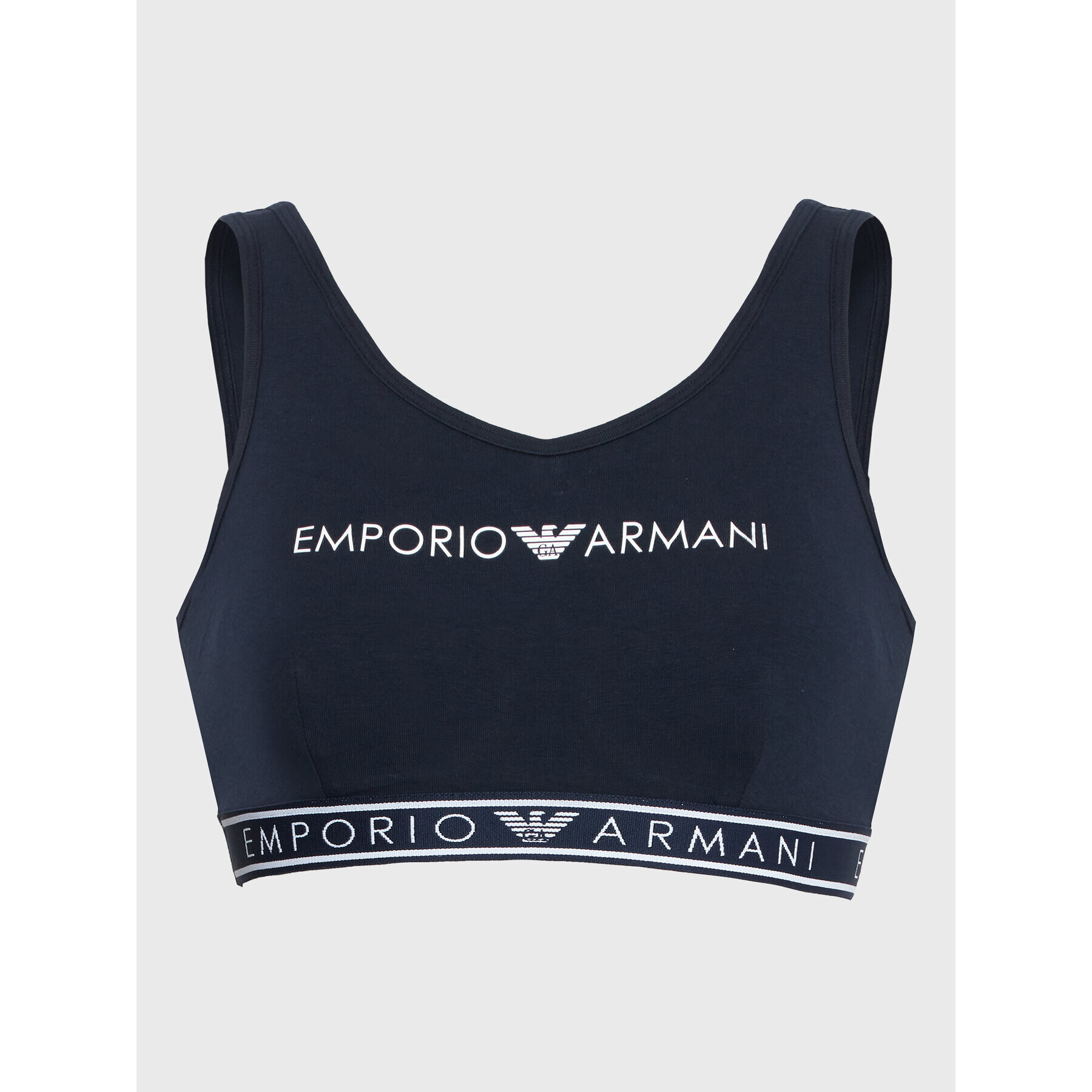 Emporio Armani Underwear Сутиен-топ 164403 3R227 00135 Тъмносин - Pepit.bg