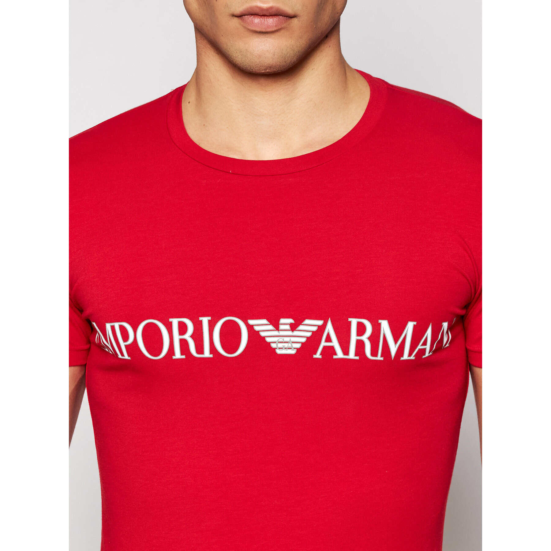 Emporio Armani Underwear Тишърт 111035 1P516 06574 Червен Slim Fit - Pepit.bg