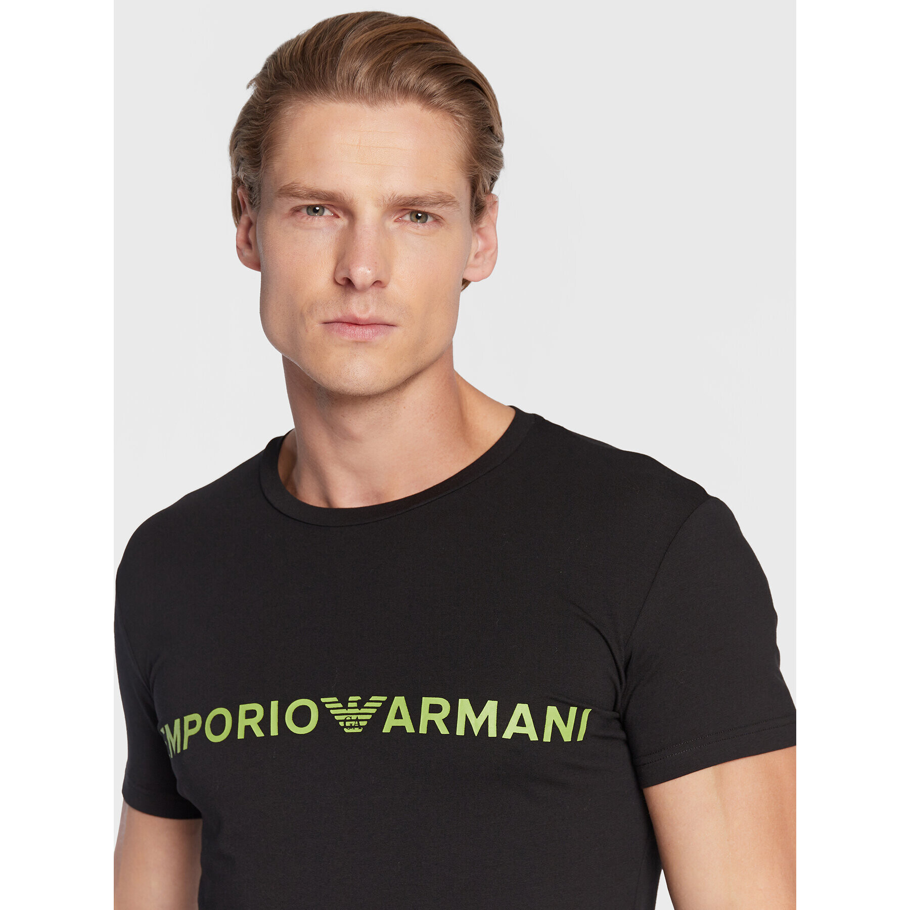 Emporio Armani Underwear Тишърт 111035 2F516 00020 Черен Slim Fit - Pepit.bg