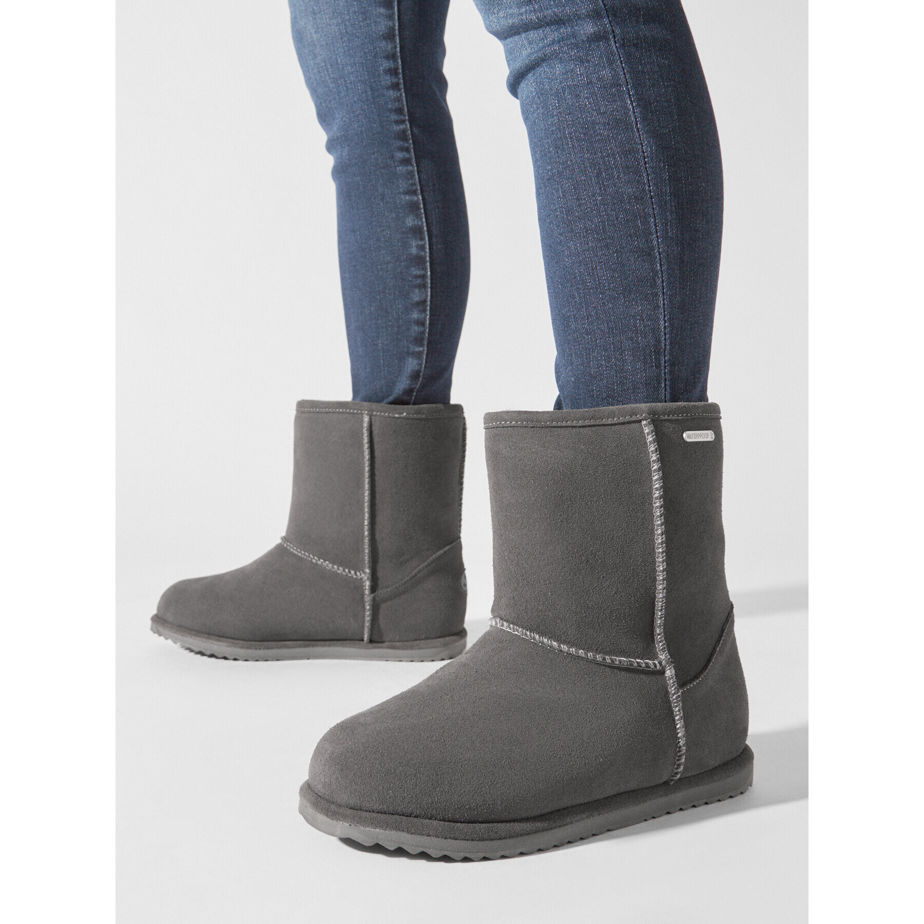 EMU Australia Апрески Brumby Lo Teens T10773 Сив - Pepit.bg