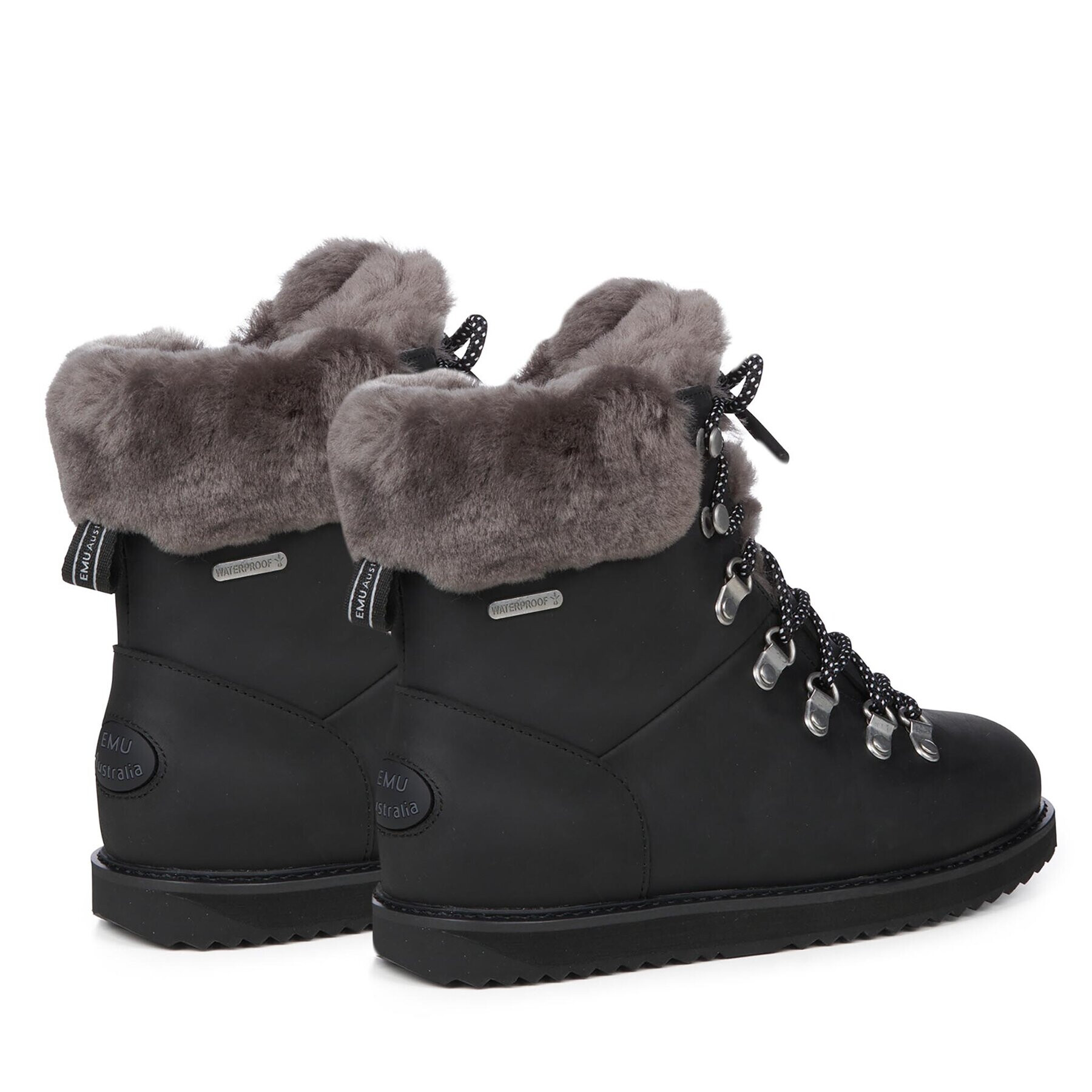 EMU Australia Апрески Larawag Leather W12937 Черен - Pepit.bg