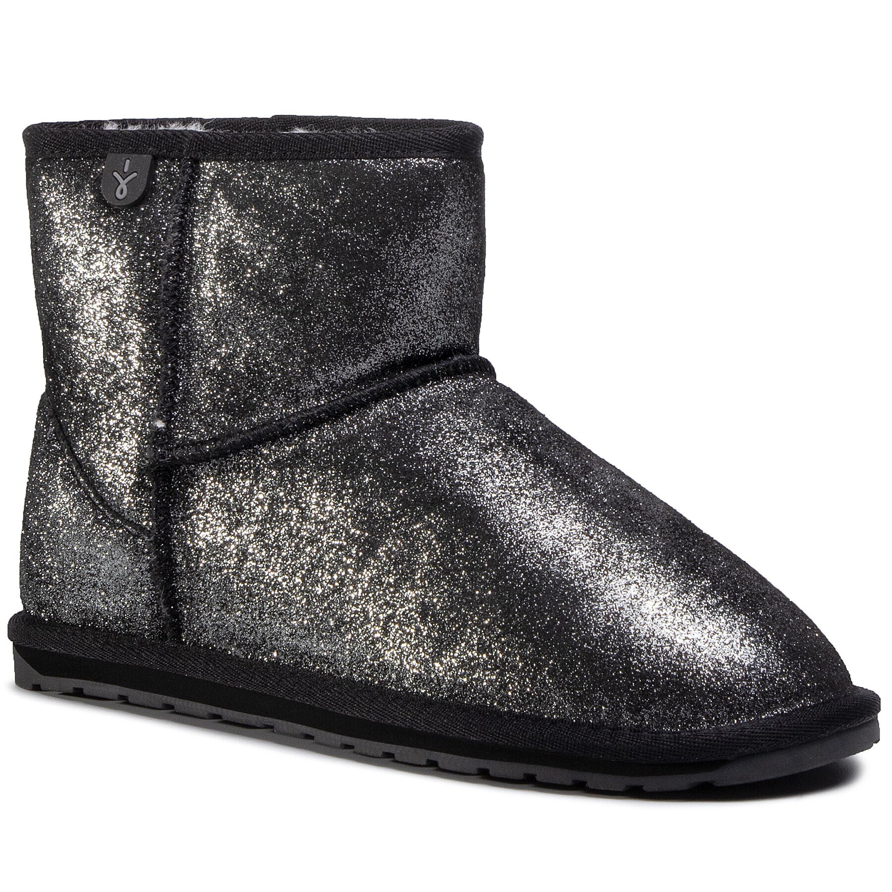 EMU Australia Апрески Wallaby Mini Metallic Teens T12358 Черен - Pepit.bg