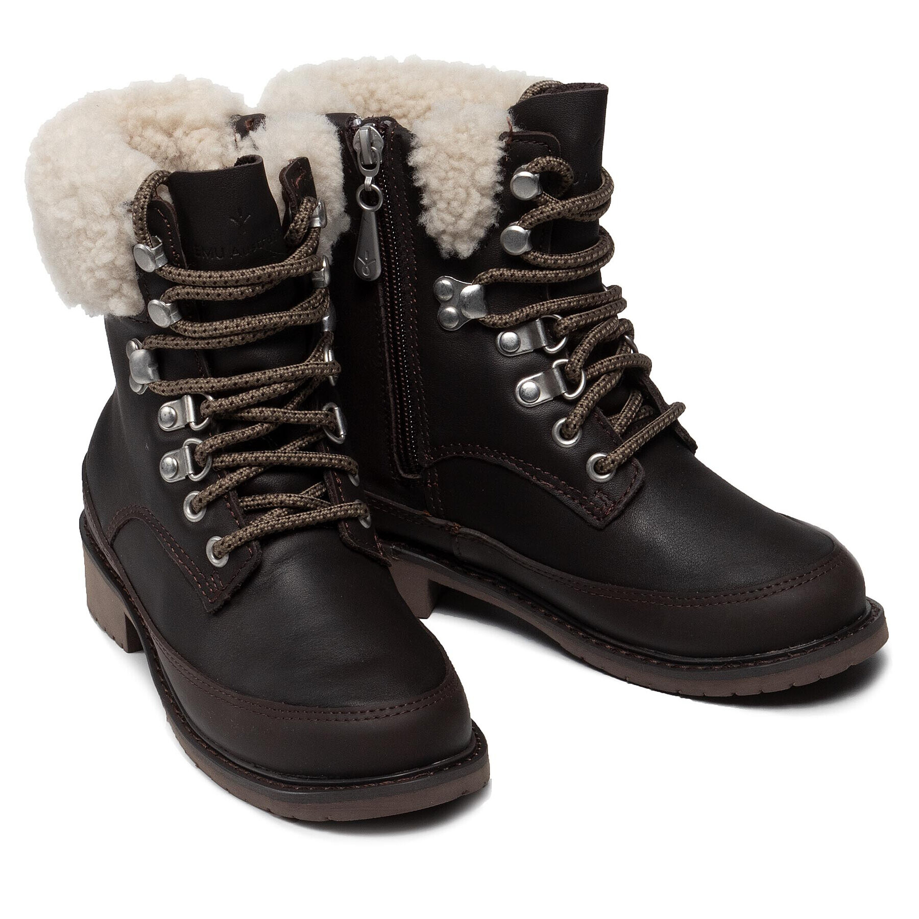 EMU Australia Боти Okab Teens T12628 Кафяв - Pepit.bg