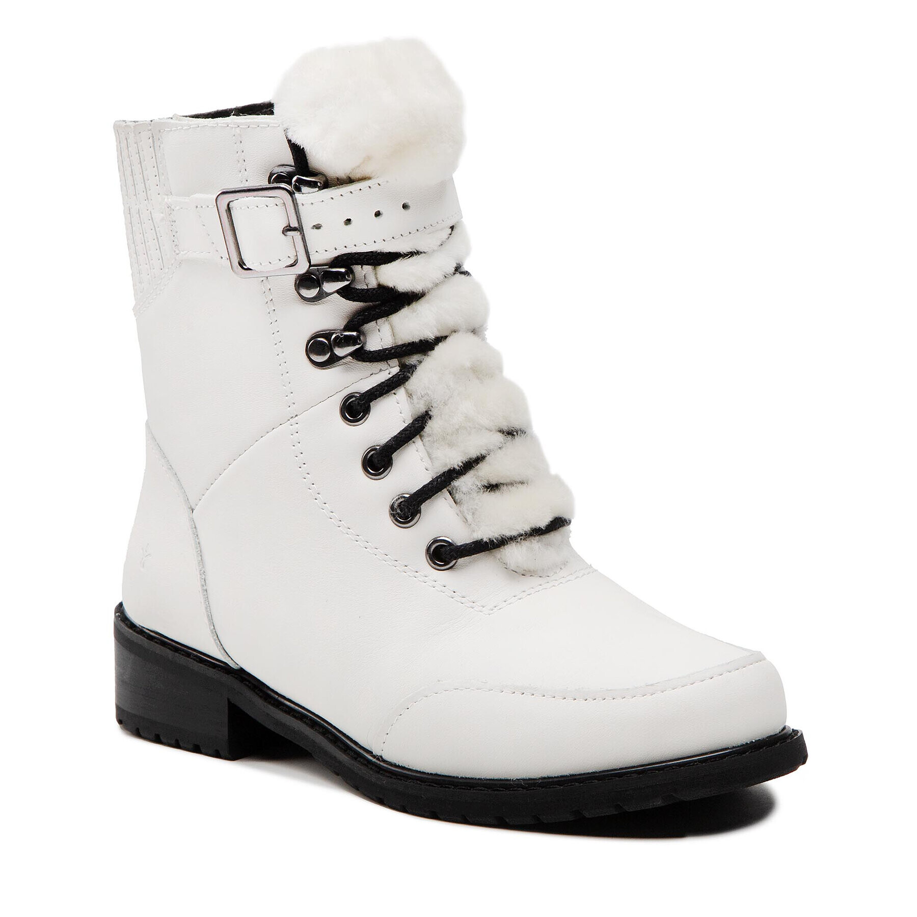 EMU Australia Боти Waldron Leather W12801 Бял - Pepit.bg