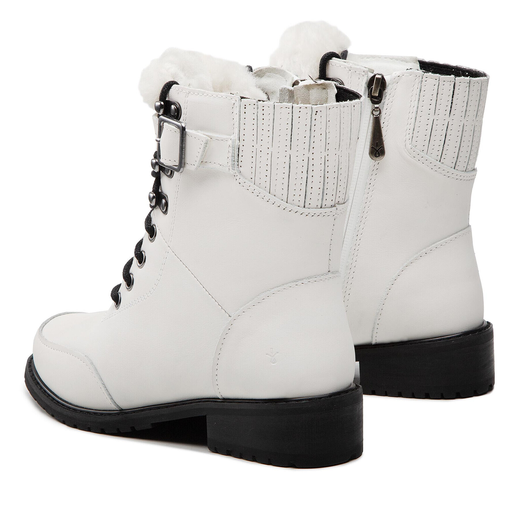 EMU Australia Боти Waldron Leather W12801 Бял - Pepit.bg