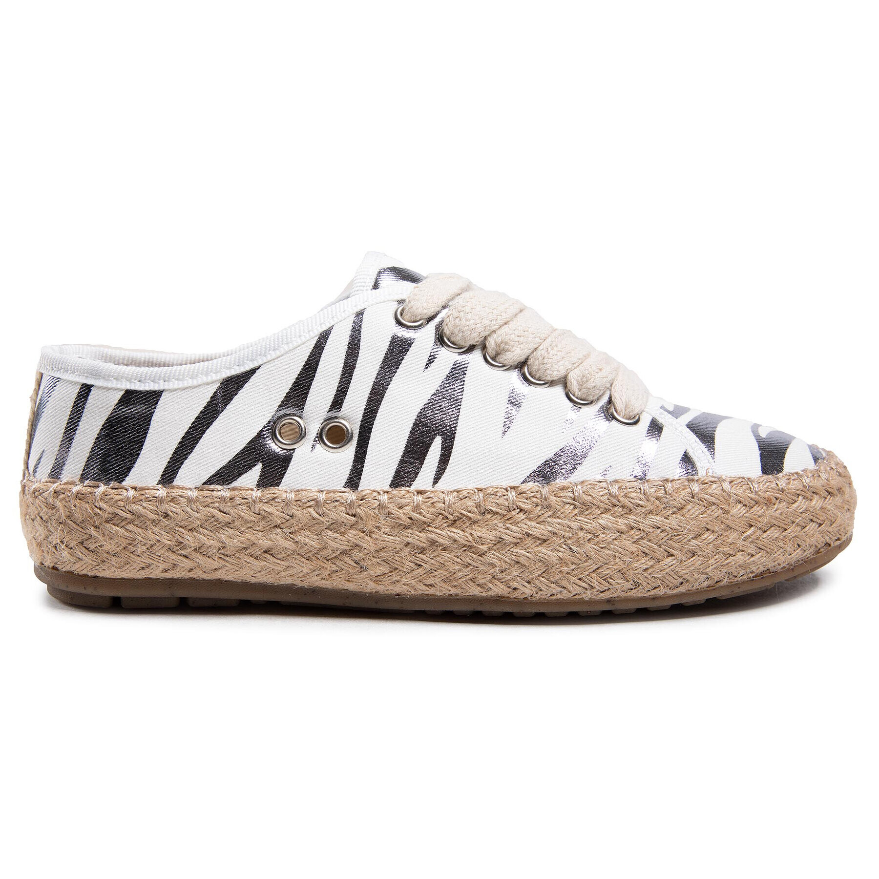 EMU Australia Еспадрили Agonis Zebra Teens T12573 Бял - Pepit.bg