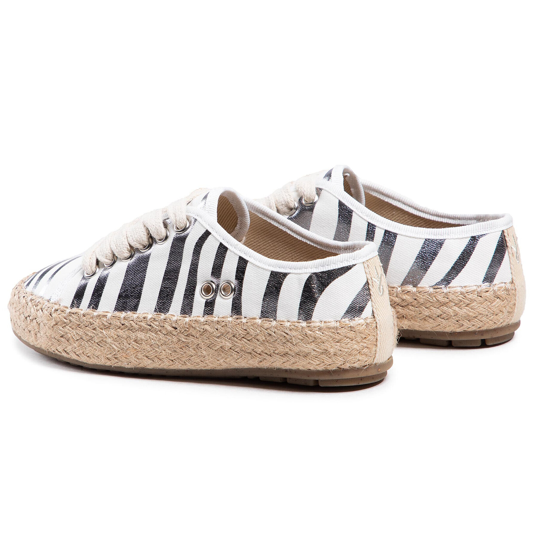 EMU Australia Еспадрили Agonis Zebra Teens T12573 Бял - Pepit.bg