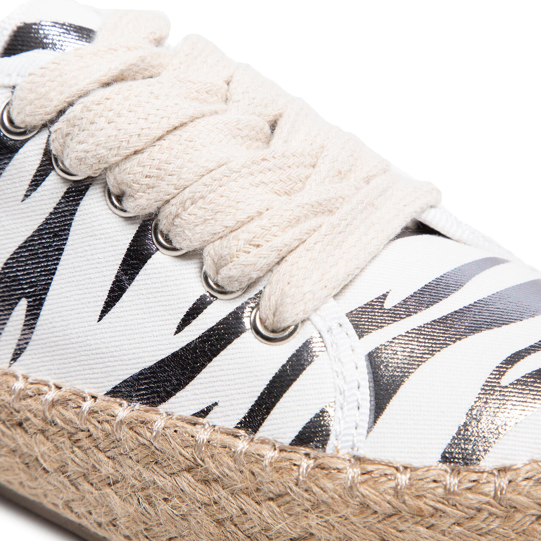 EMU Australia Еспадрили Agonis Zebra Teens T12573 Бял - Pepit.bg