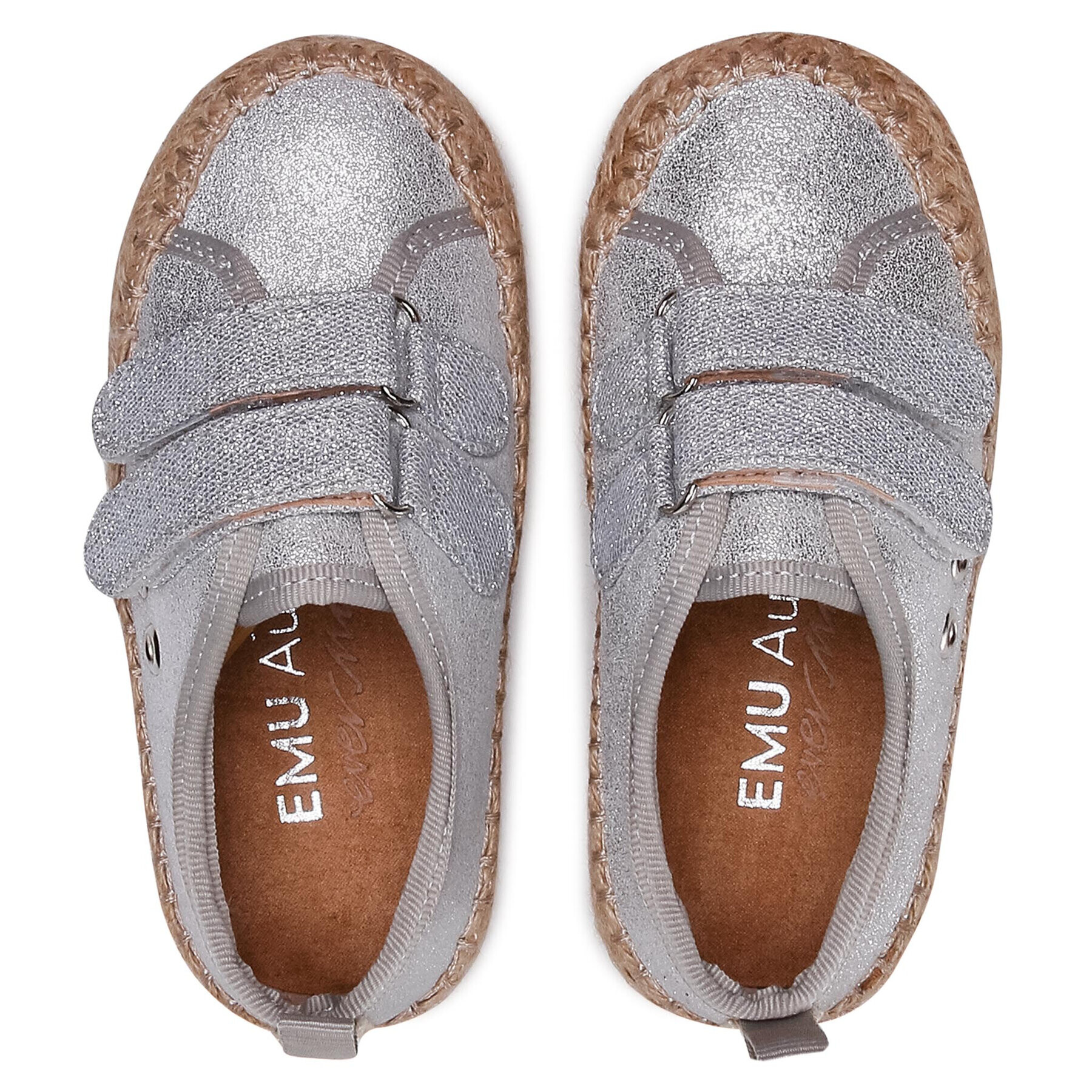EMU Australia Еспадрили Millner Metallic K12506 Сребрист - Pepit.bg