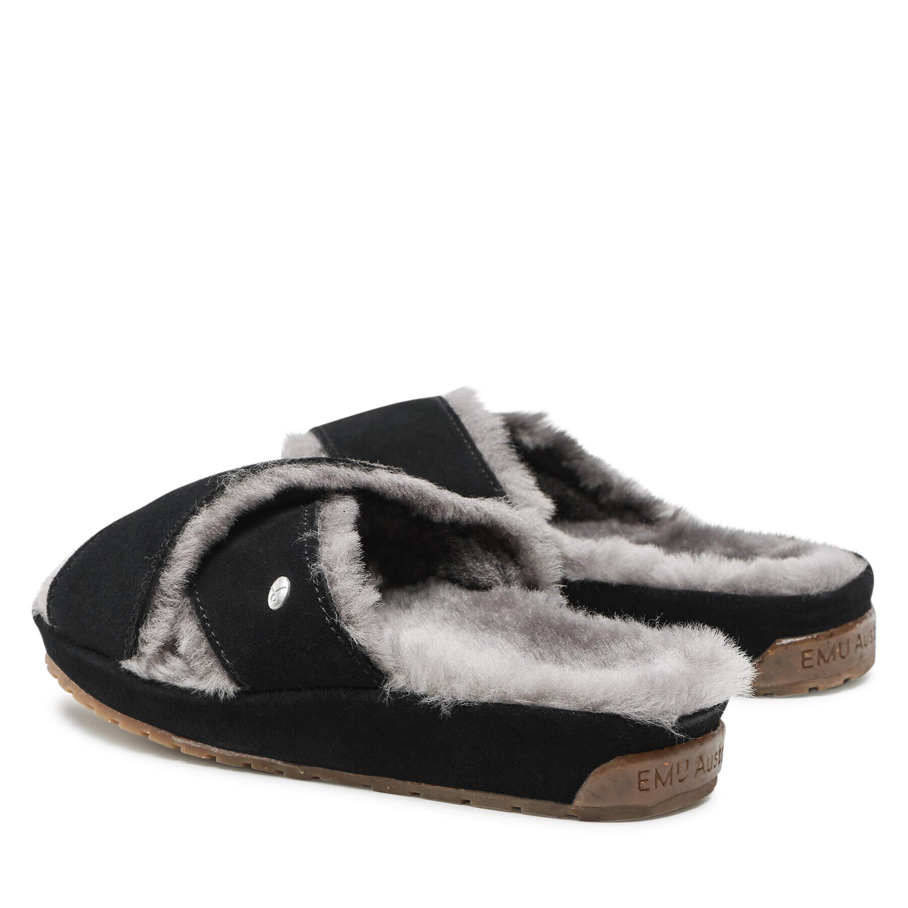EMU Australia Пантофи Mayberry Corky W12668 Черен - Pepit.bg