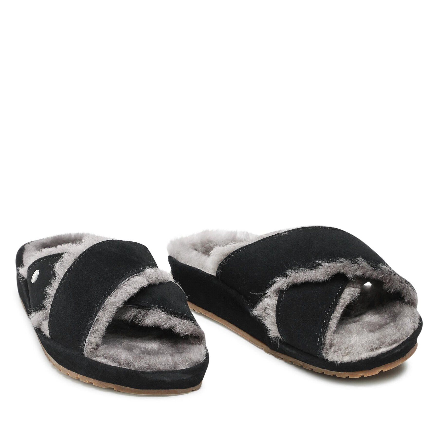 EMU Australia Пантофи Mayberry Corky W12668 Черен - Pepit.bg
