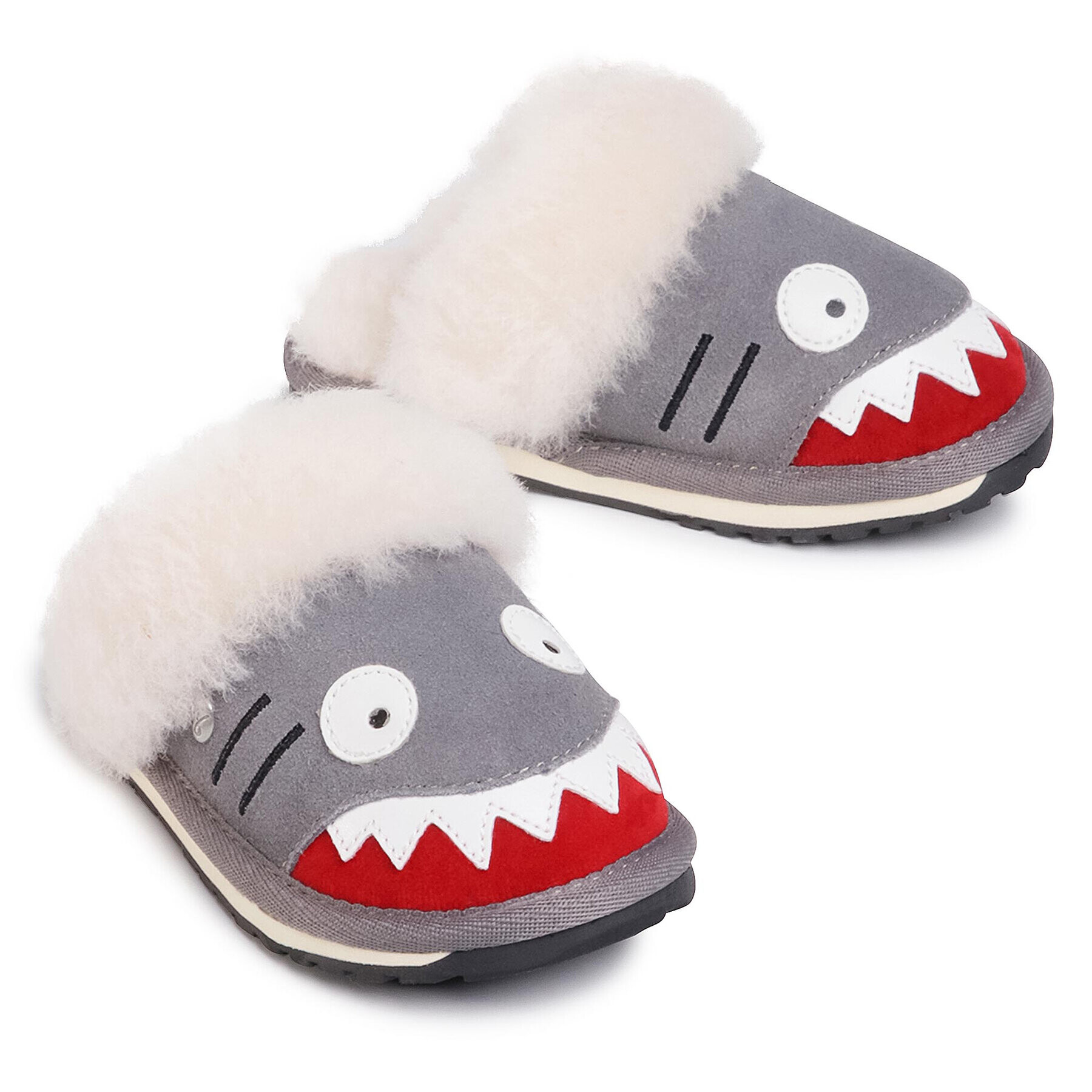 EMU Australia Пантофи Shark Slipper K12436 Сив - Pepit.bg