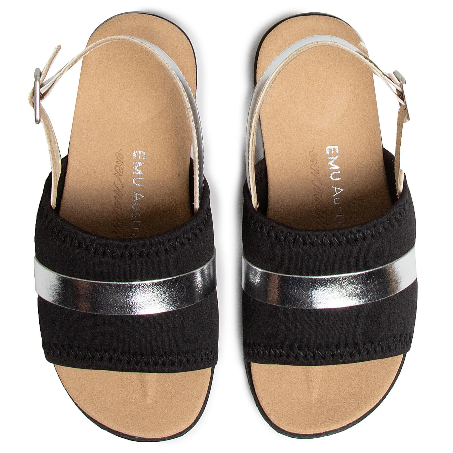 EMU Australia Сандали Bryce Teens T12239 Черен - Pepit.bg