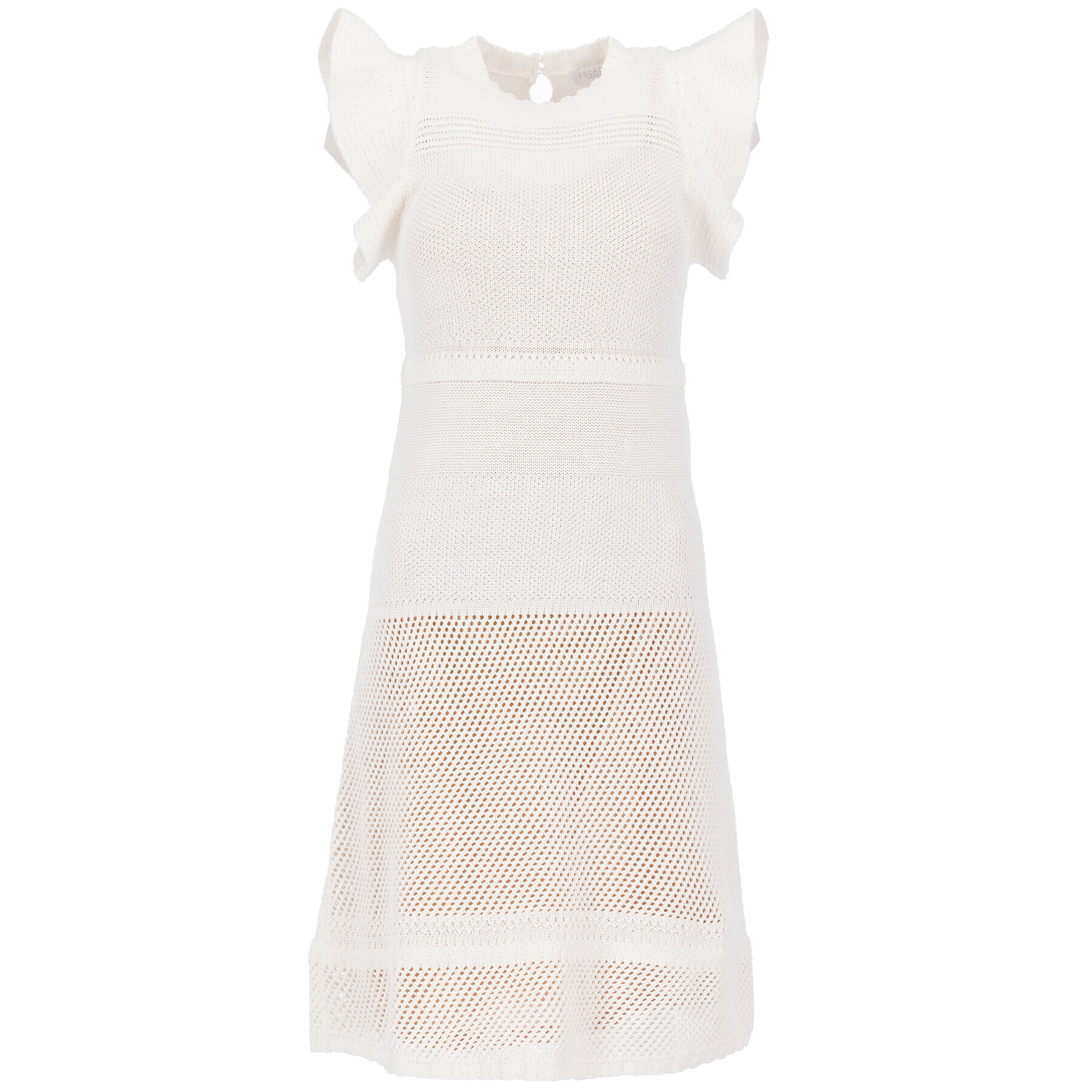 Escada Sport Плетена рокля Dasra 5032669 Бял Regular Fit - Pepit.bg