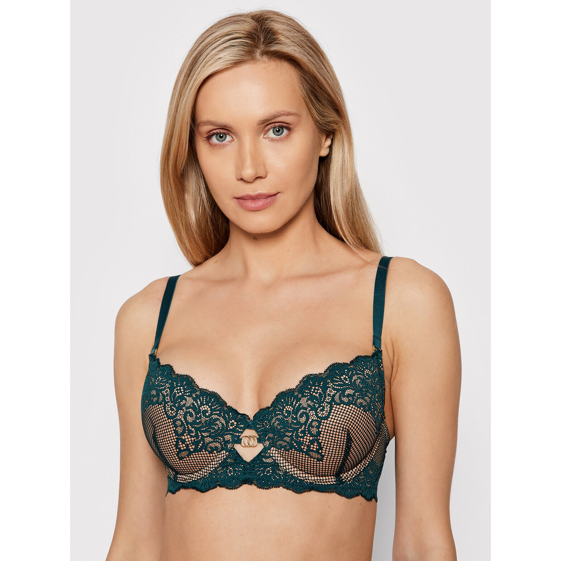 Esotiq Сутиен push-up Darling 39180 Зелен - Pepit.bg