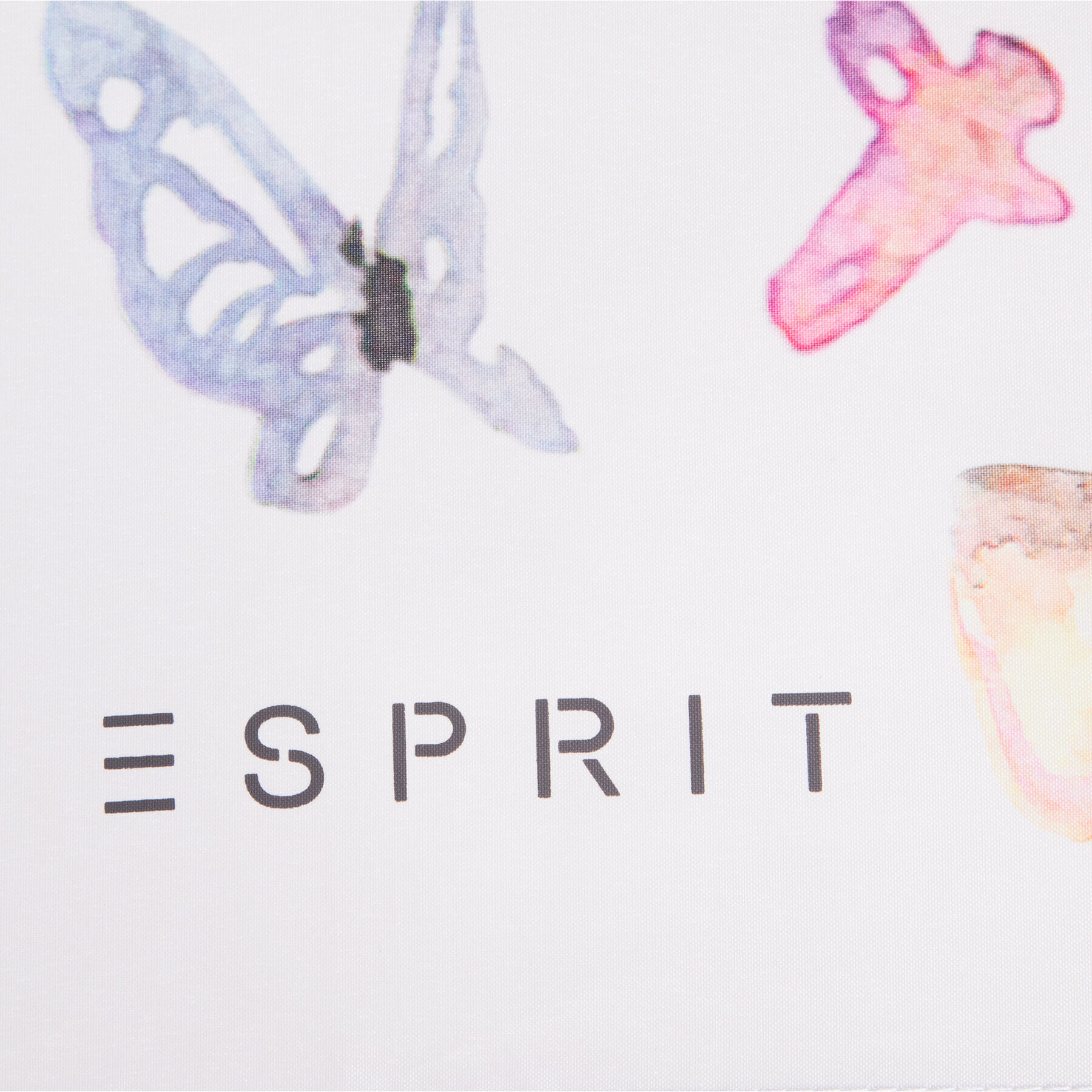 Esprit Чадър Long Ac Butterfly 58607 Бял - Pepit.bg