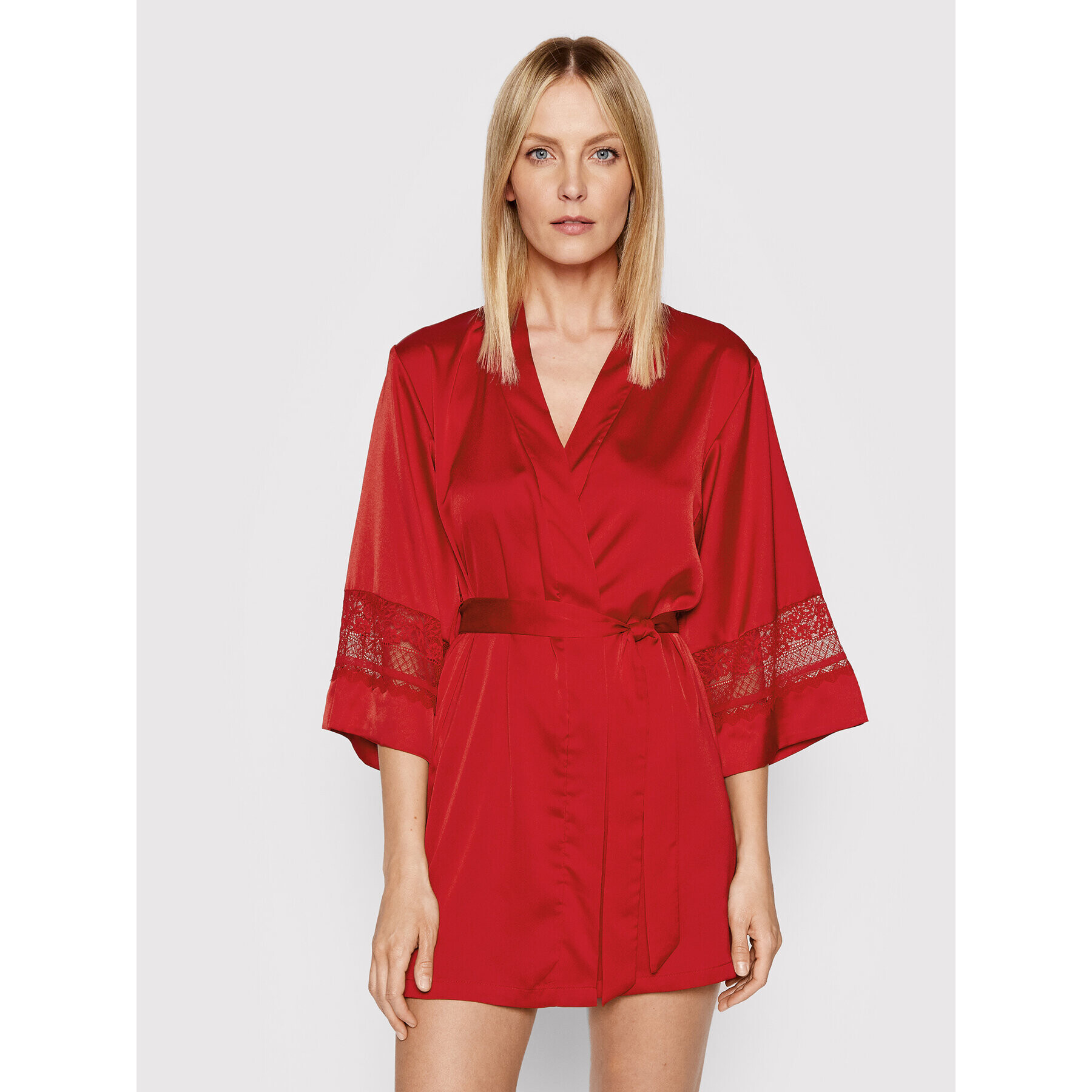 Etam Халат Hymne 6530366 Червен Regular Fit - Pepit.bg