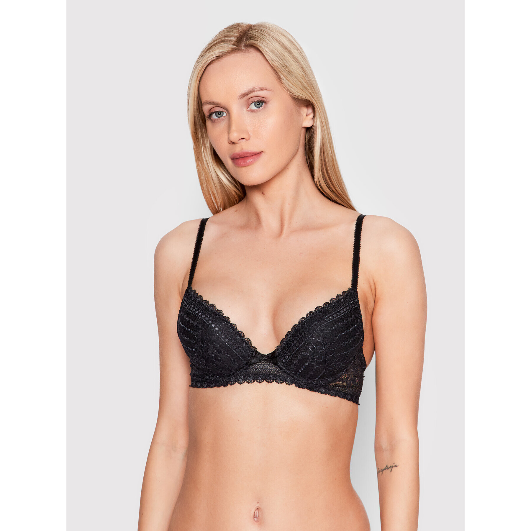 Etam Сутиен push-up 6485468 Черен - Pepit.bg