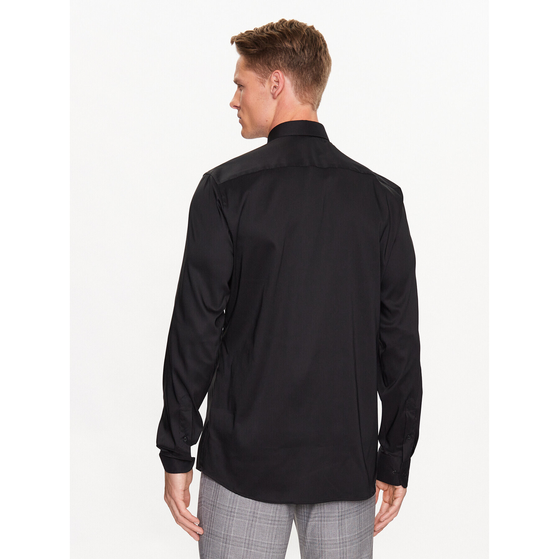 Eterna Риза 3377/F170 Черен Slim Fit - Pepit.bg