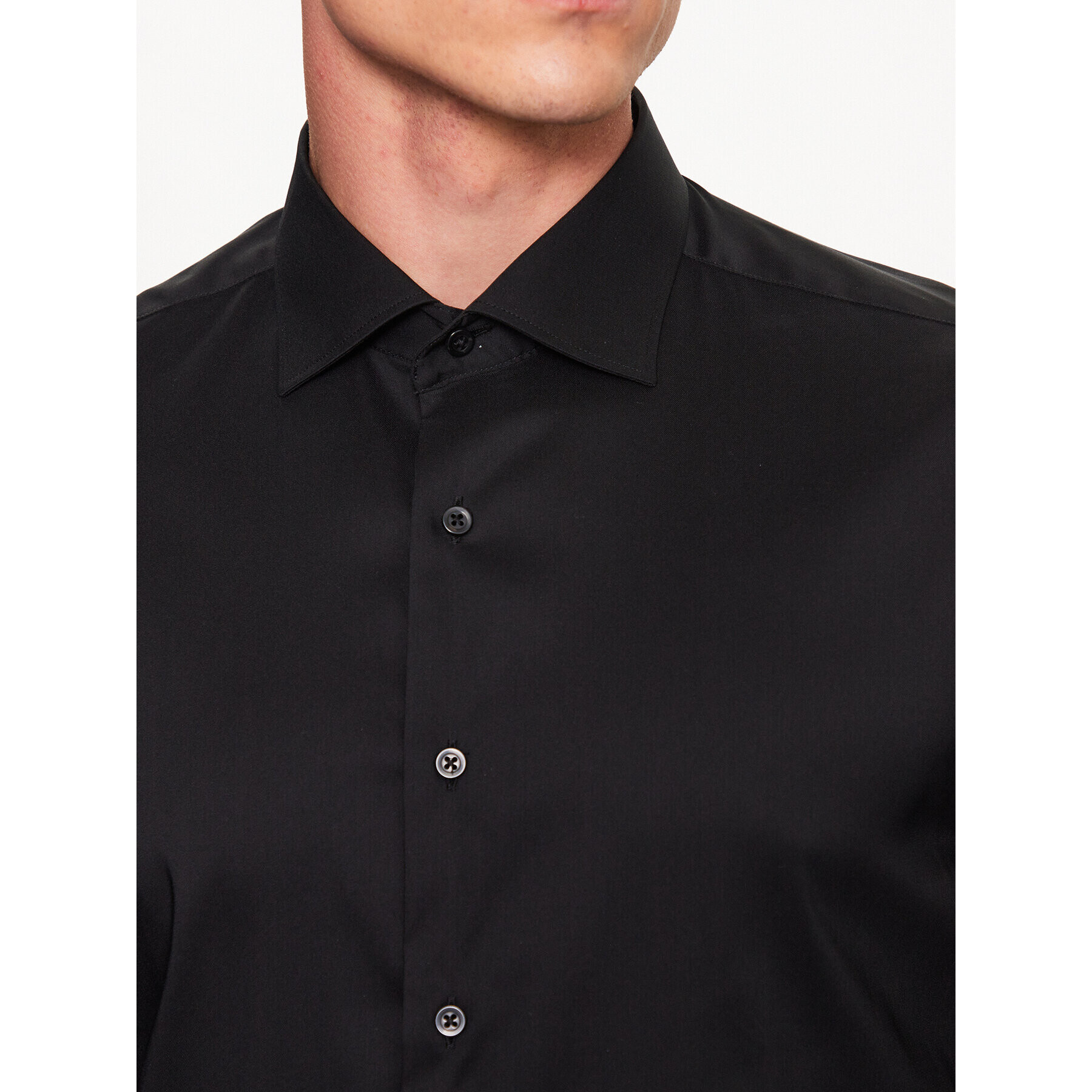 Eterna Риза 3377/F170 Черен Slim Fit - Pepit.bg
