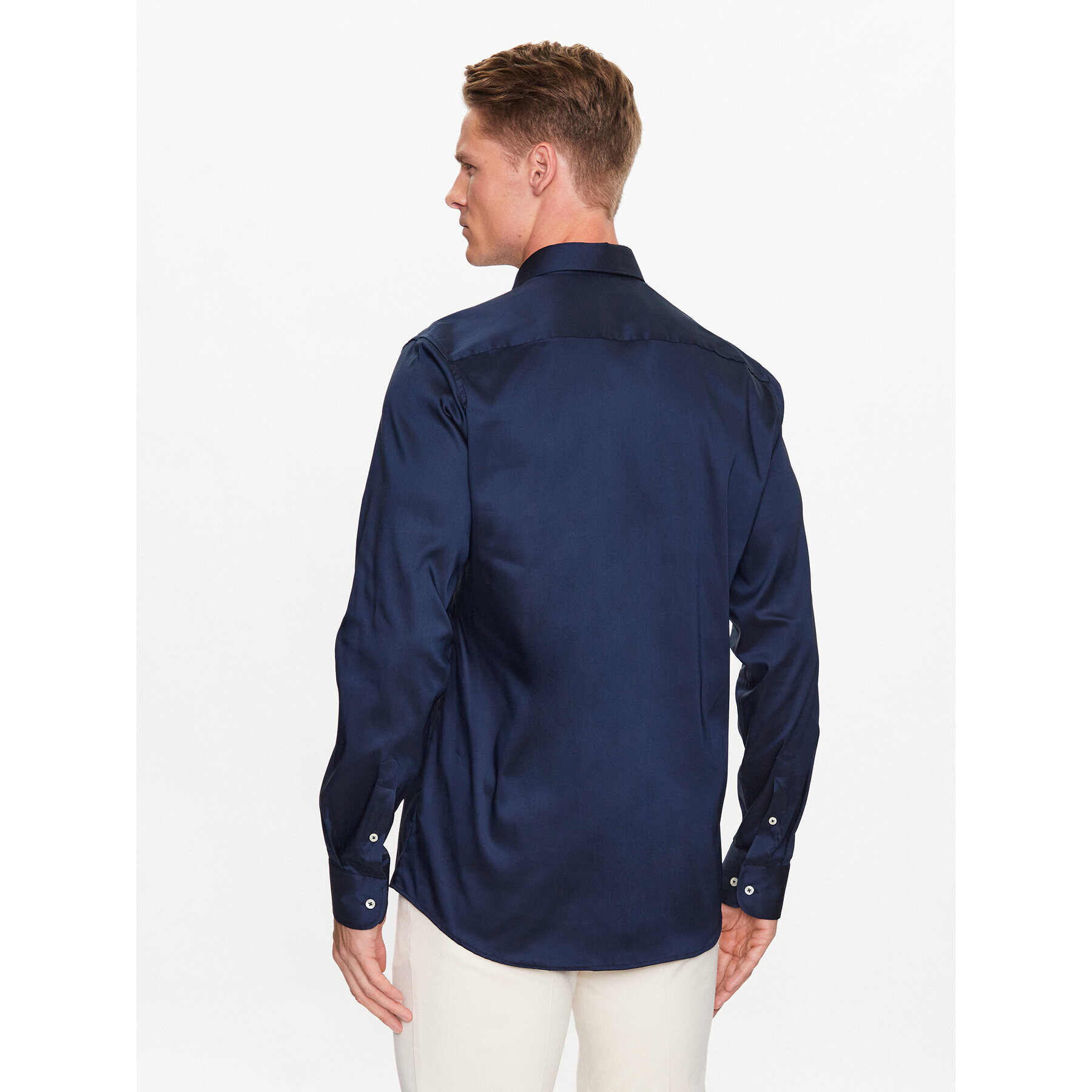 Eterna Риза 3377/F170 Тъмносин Slim Fit - Pepit.bg