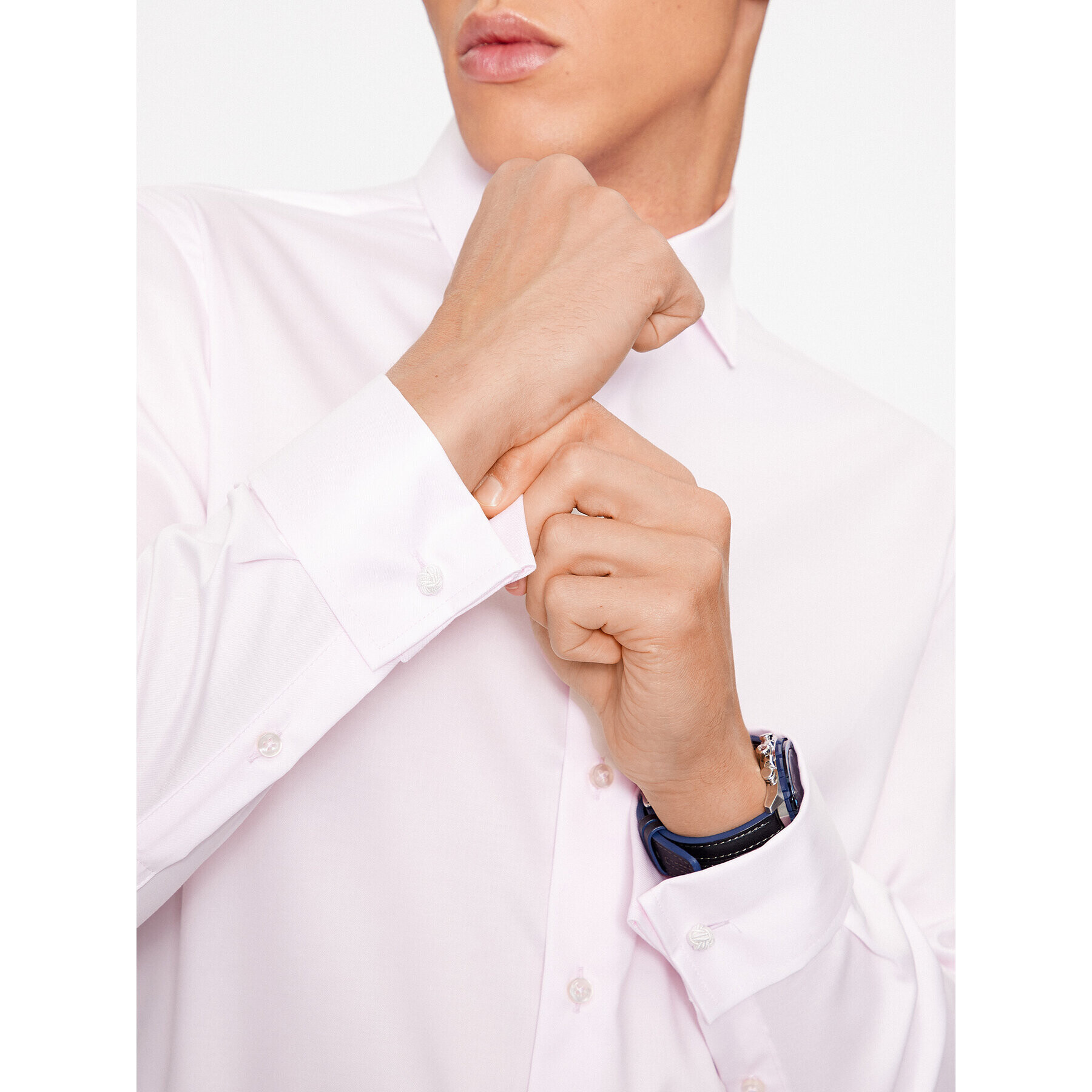 Eterna Риза 8005/F659 Розов Slim Fit - Pepit.bg
