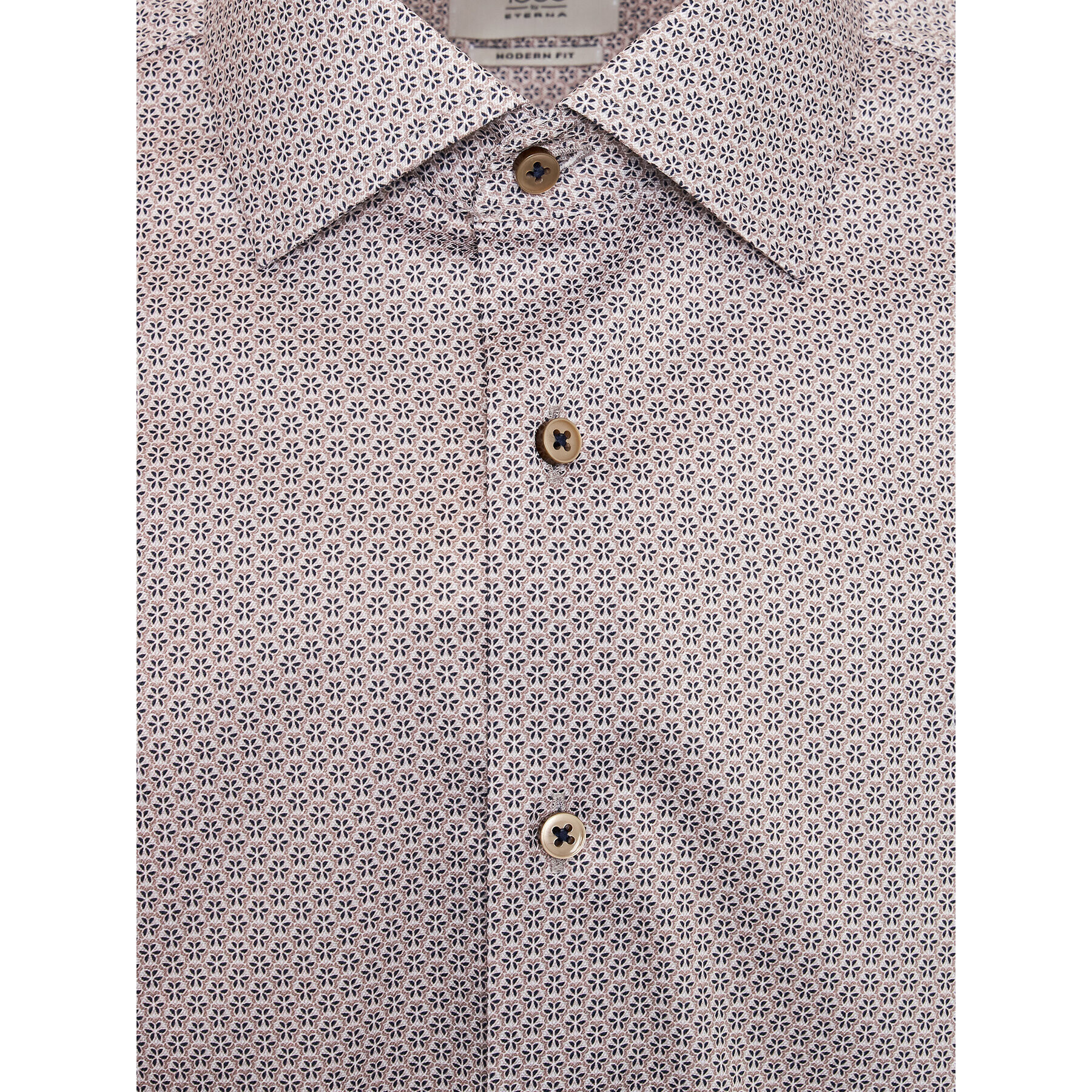 Eterna Риза 8268/X669 Бежов Modern Fit - Pepit.bg