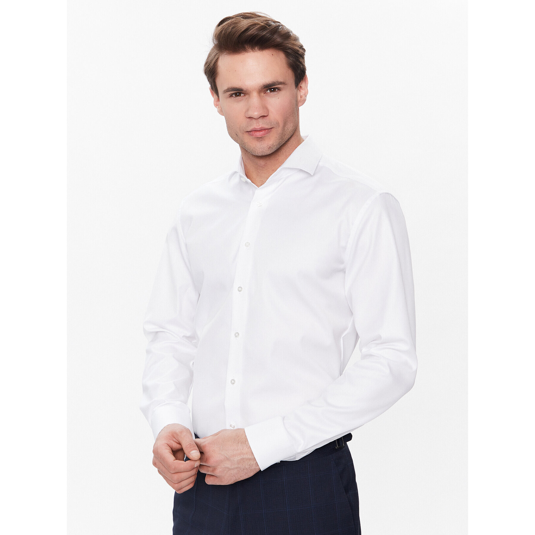 Eterna Риза 8817/F182 Бял Slim Fit - Pepit.bg