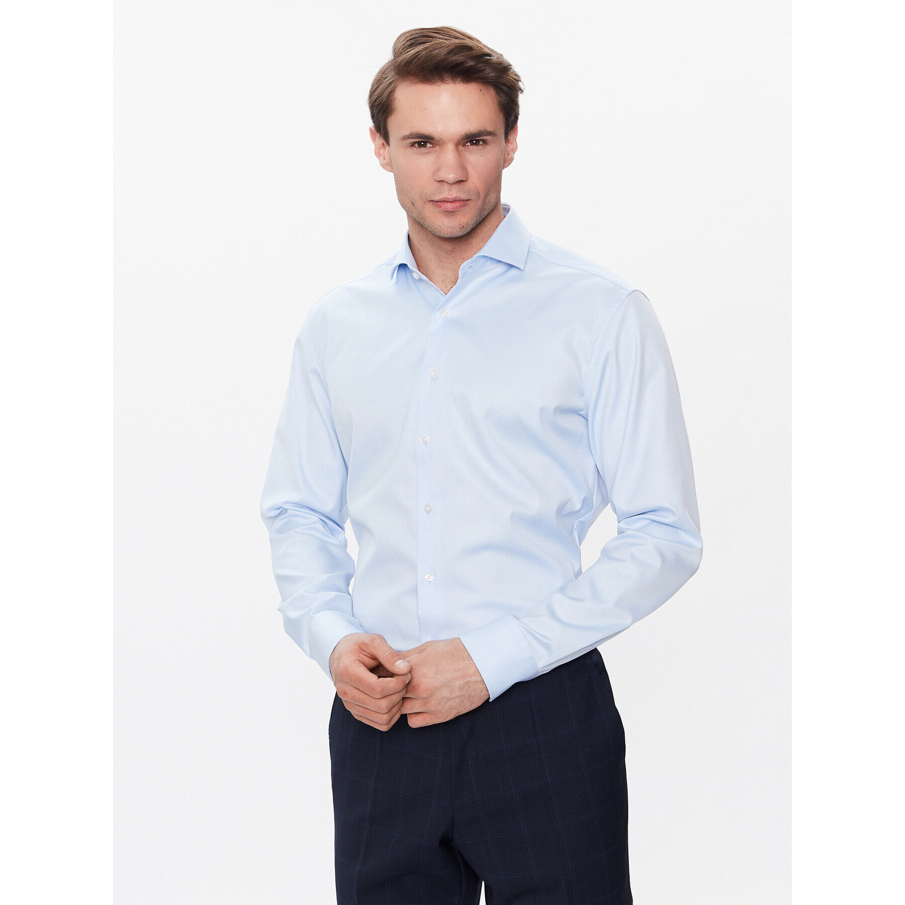 Eterna Риза 8817/F182 Син Slim Fit - Pepit.bg