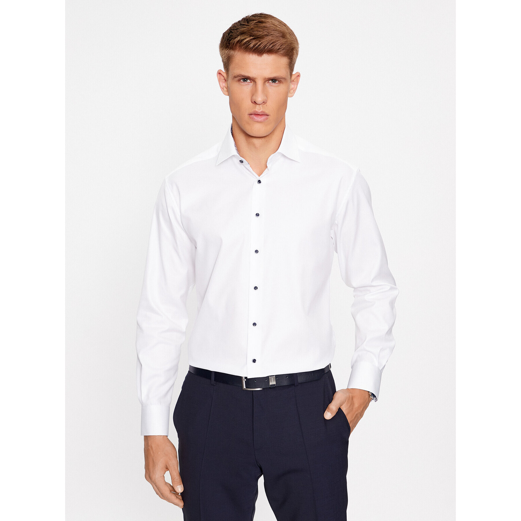 Eterna Риза 8819/X14K Бял Modern Fit - Pepit.bg