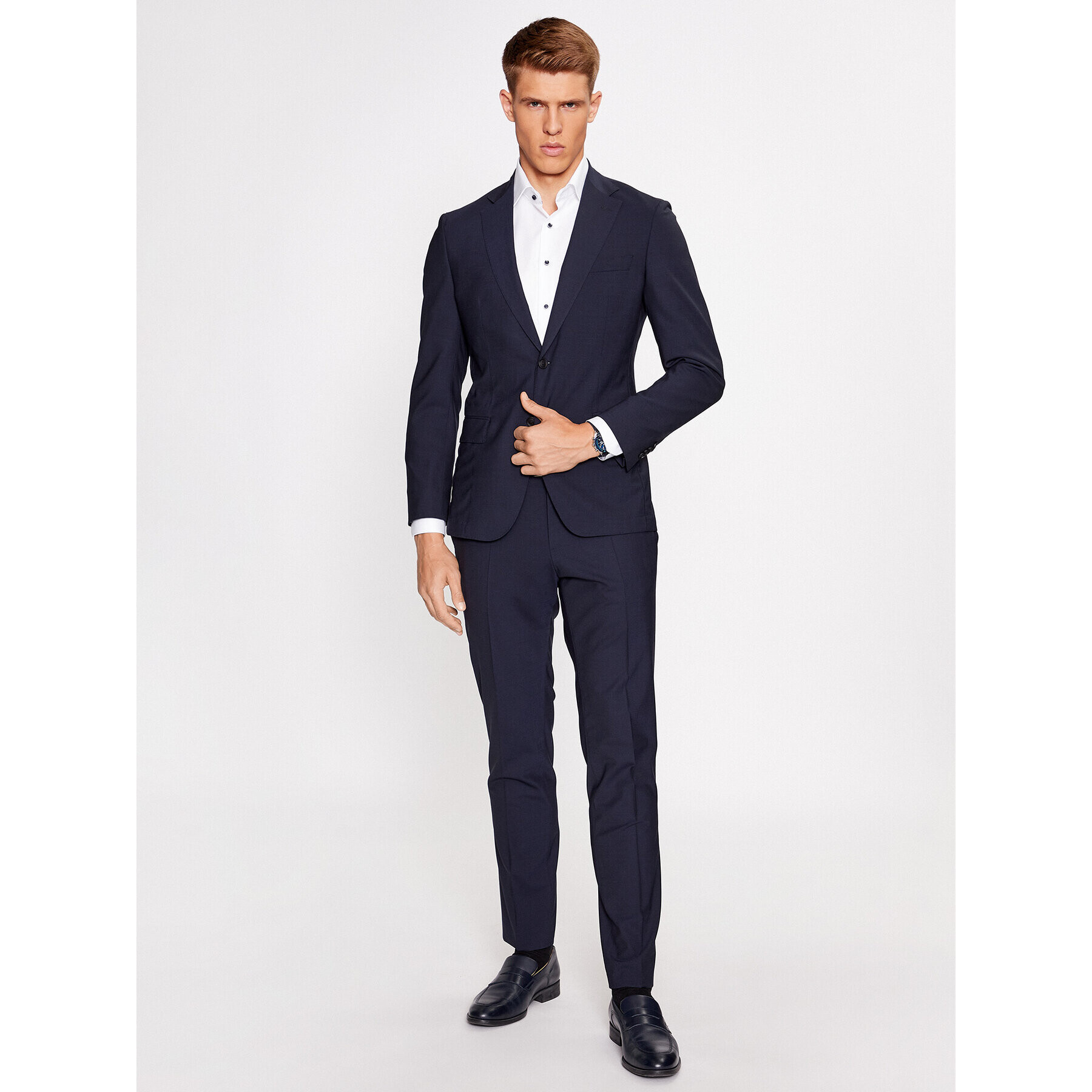 Eterna Риза 8819/X14K Бял Modern Fit - Pepit.bg