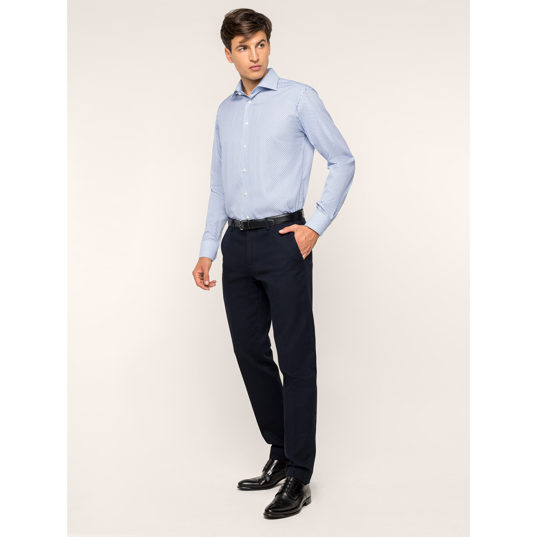 Eton Риза 100000102 Син Slim Fit - Pepit.bg