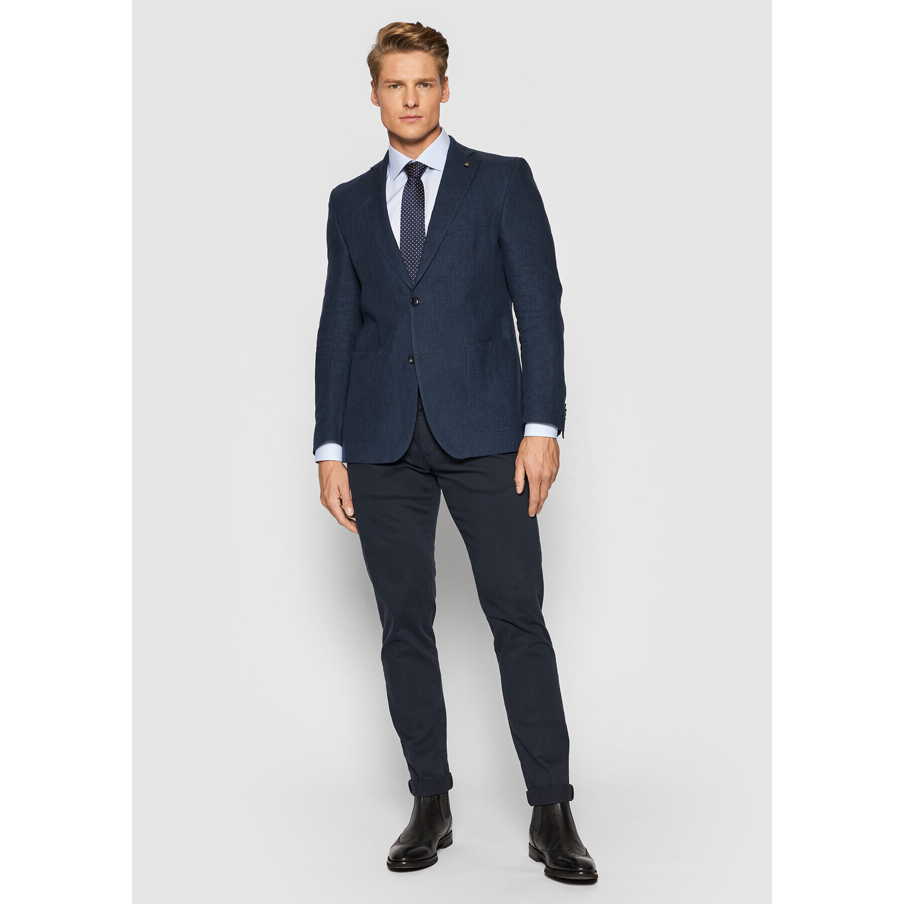 Eton Риза 100002464 Син Slim Fit - Pepit.bg