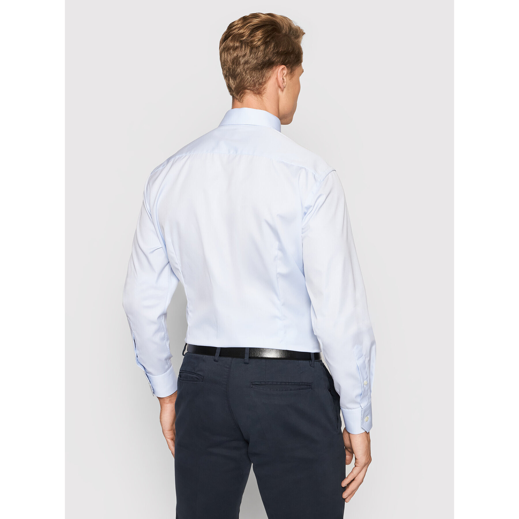 Eton Риза 100002464 Син Slim Fit - Pepit.bg